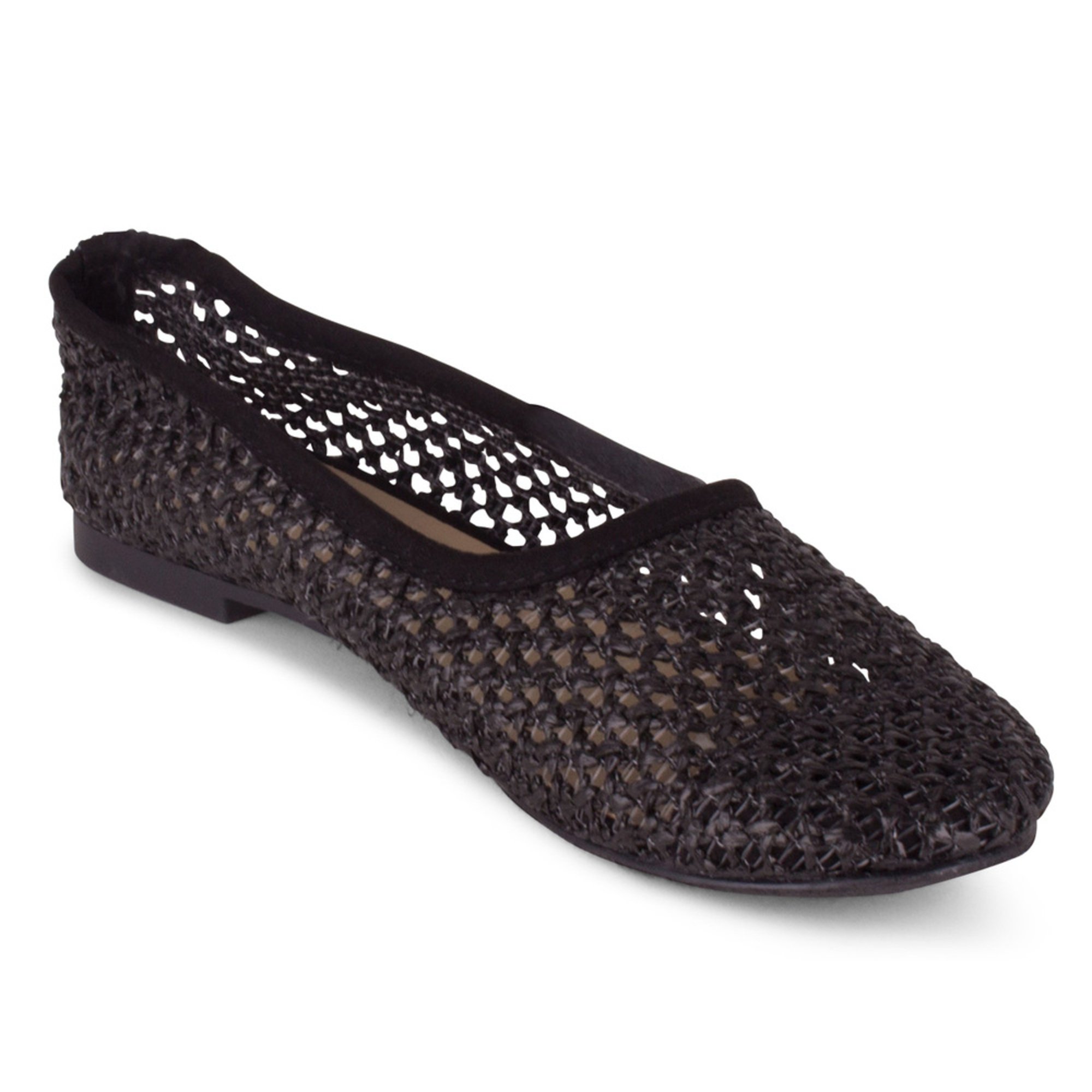 woven womens flats