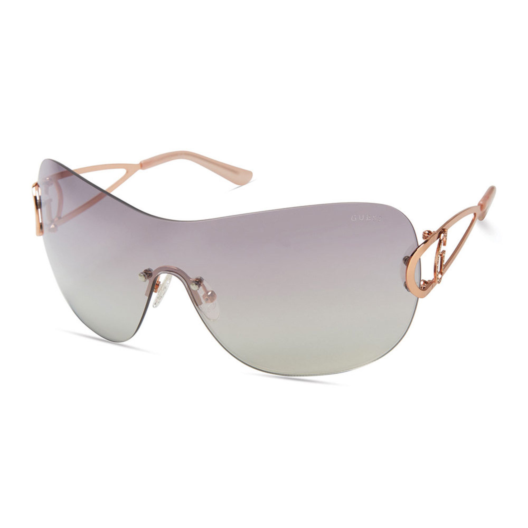 Guess Women's Shield Smoke Mirror Sunglasses Women's Sunglasses