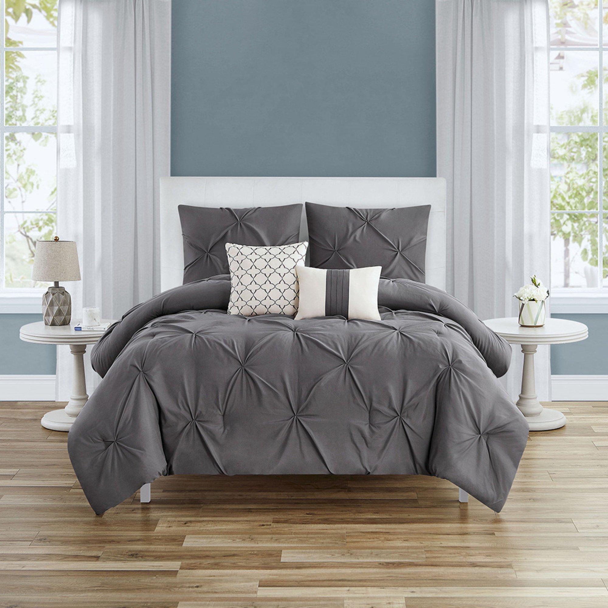 Harbor Home Kiss Pleats 5 Pc Comforter Set Comforter Sets