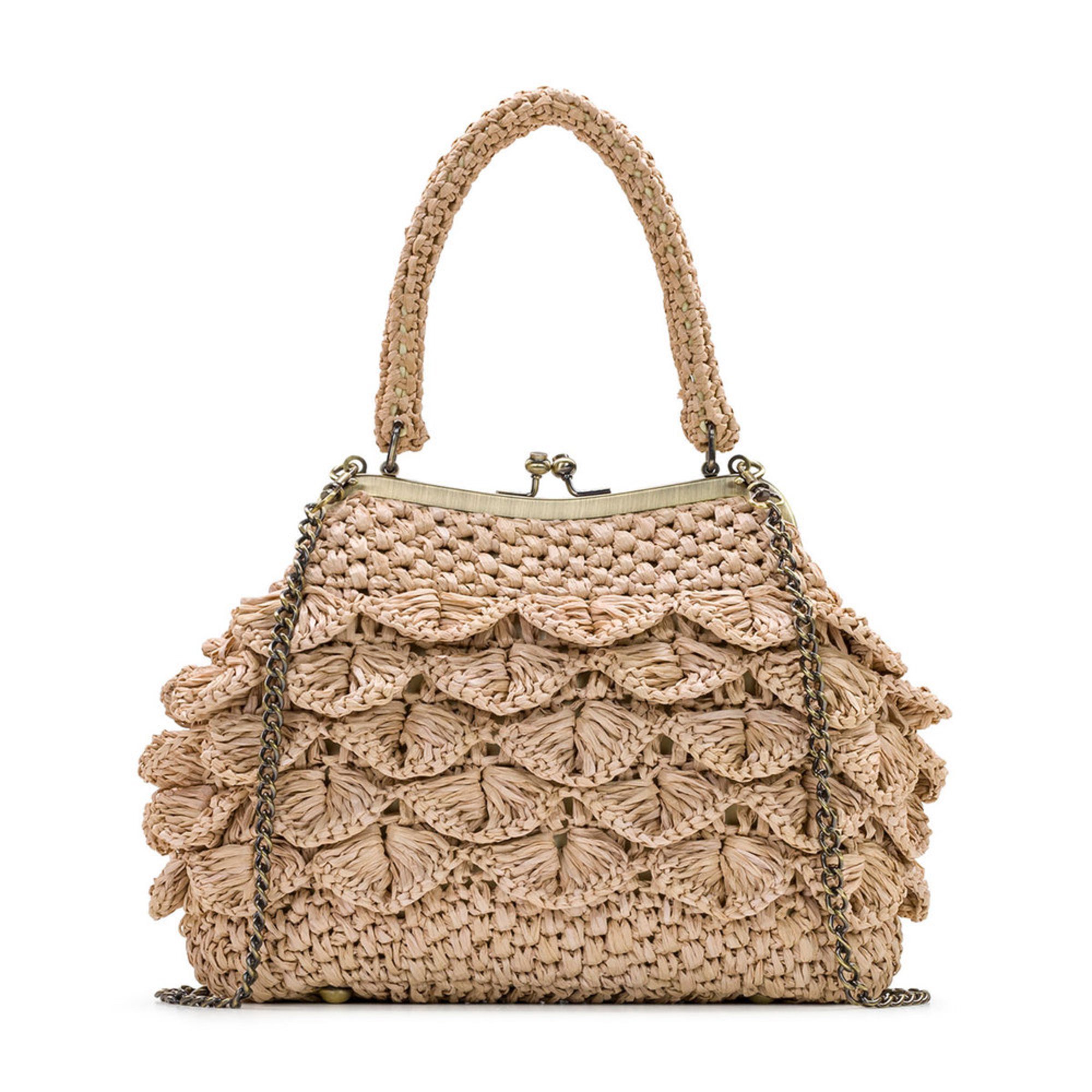 Patricia Nash Wicker Laureana Chain Bag Crossbody & Messenger Bags