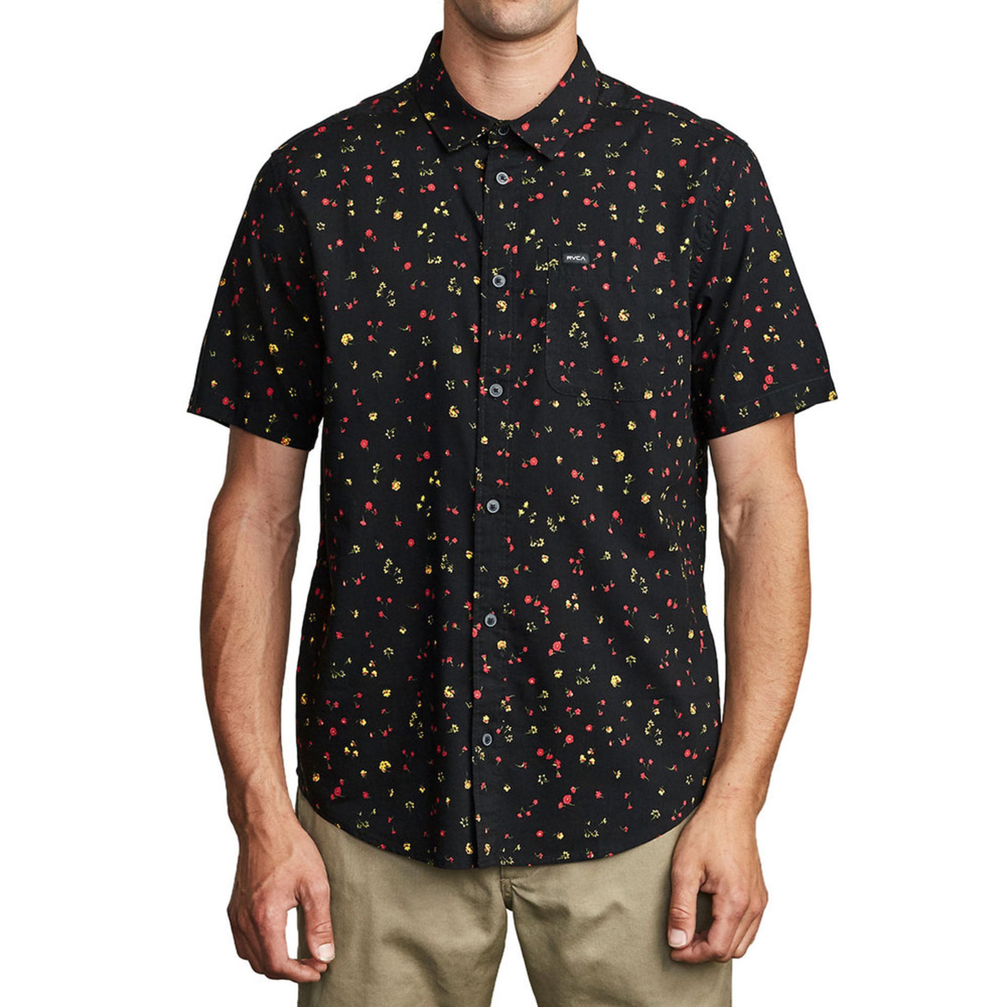 Rvca Men's Calico Shirt Surf & Skate Button Down Shirts Apparel