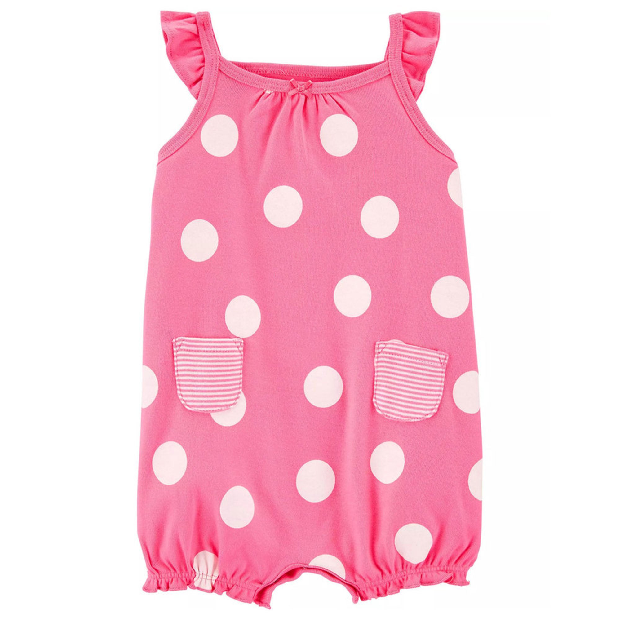 navy romper baby girl