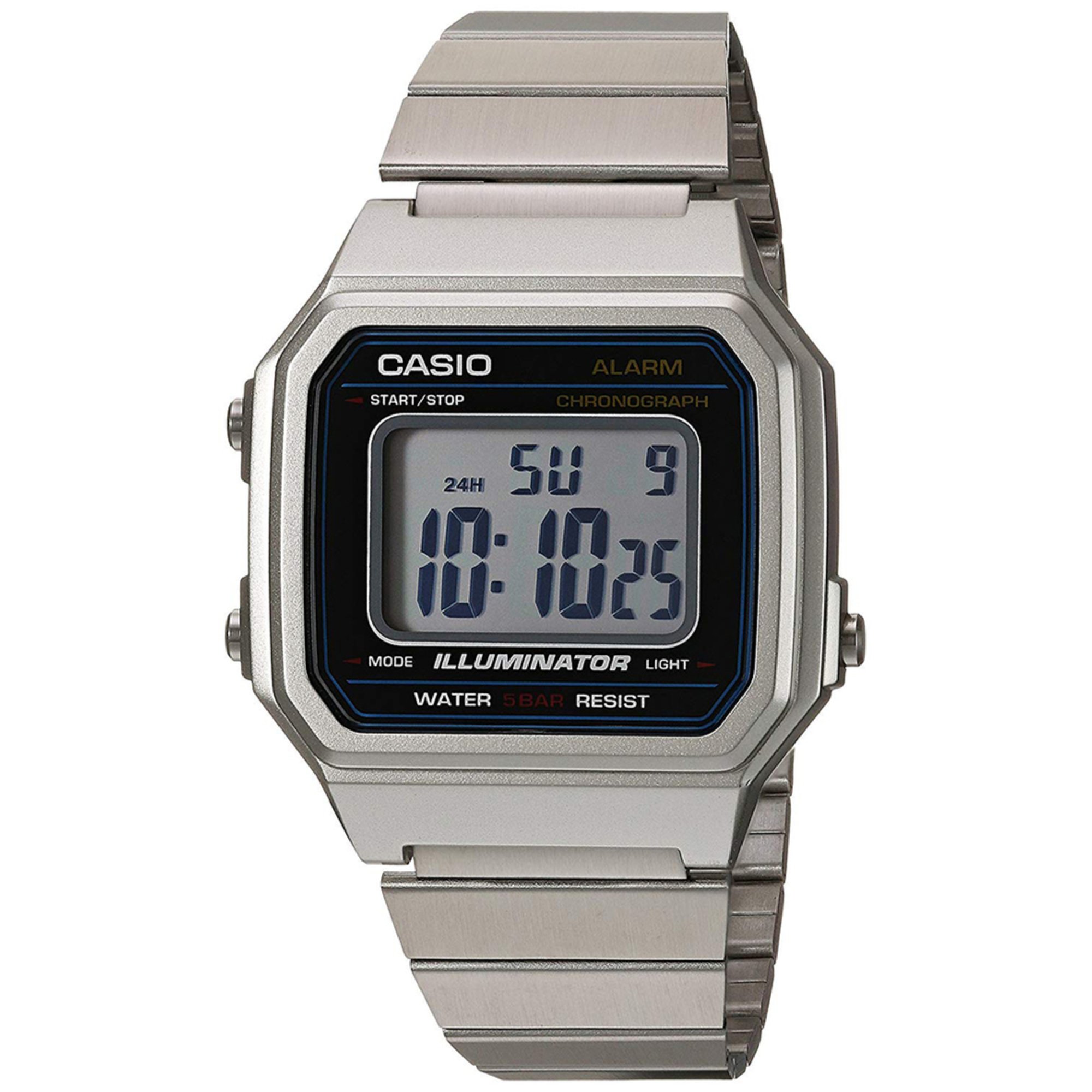 casio small black watch
