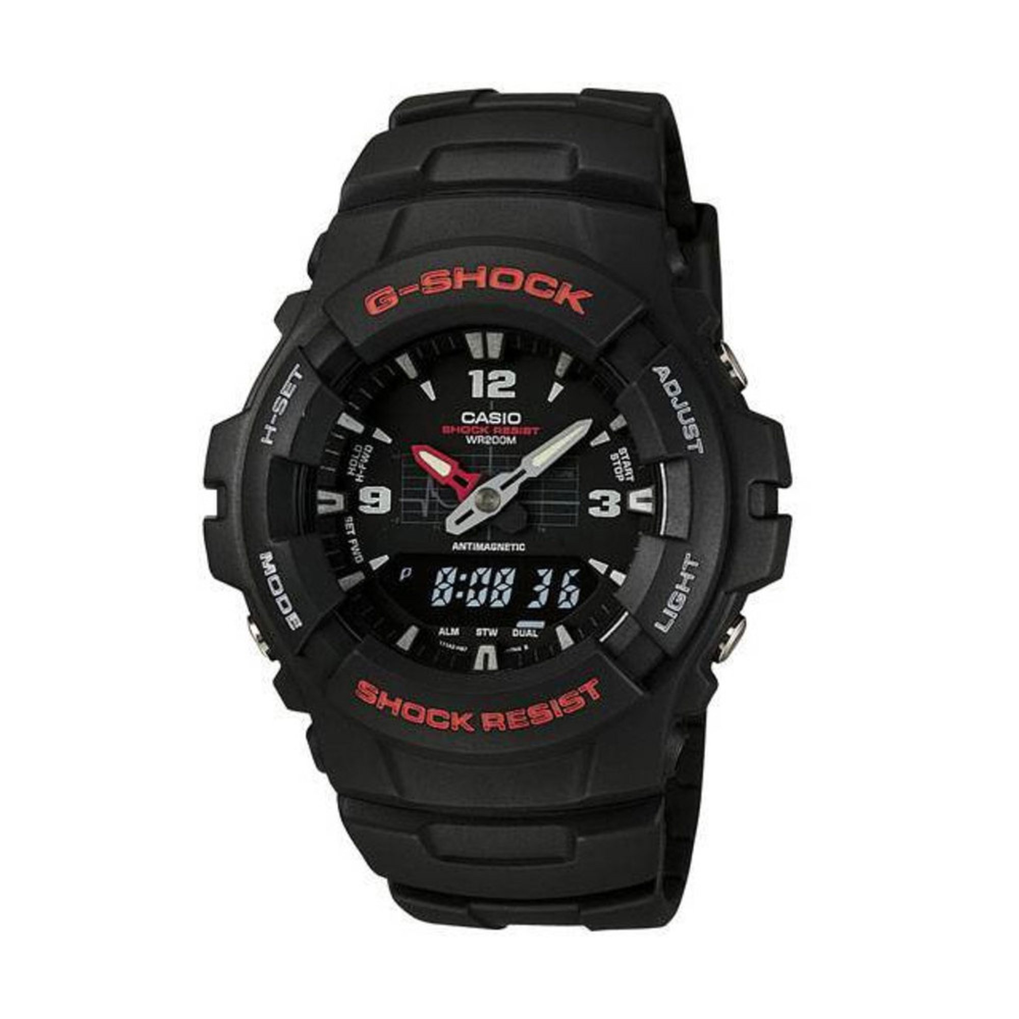 casio small black watch