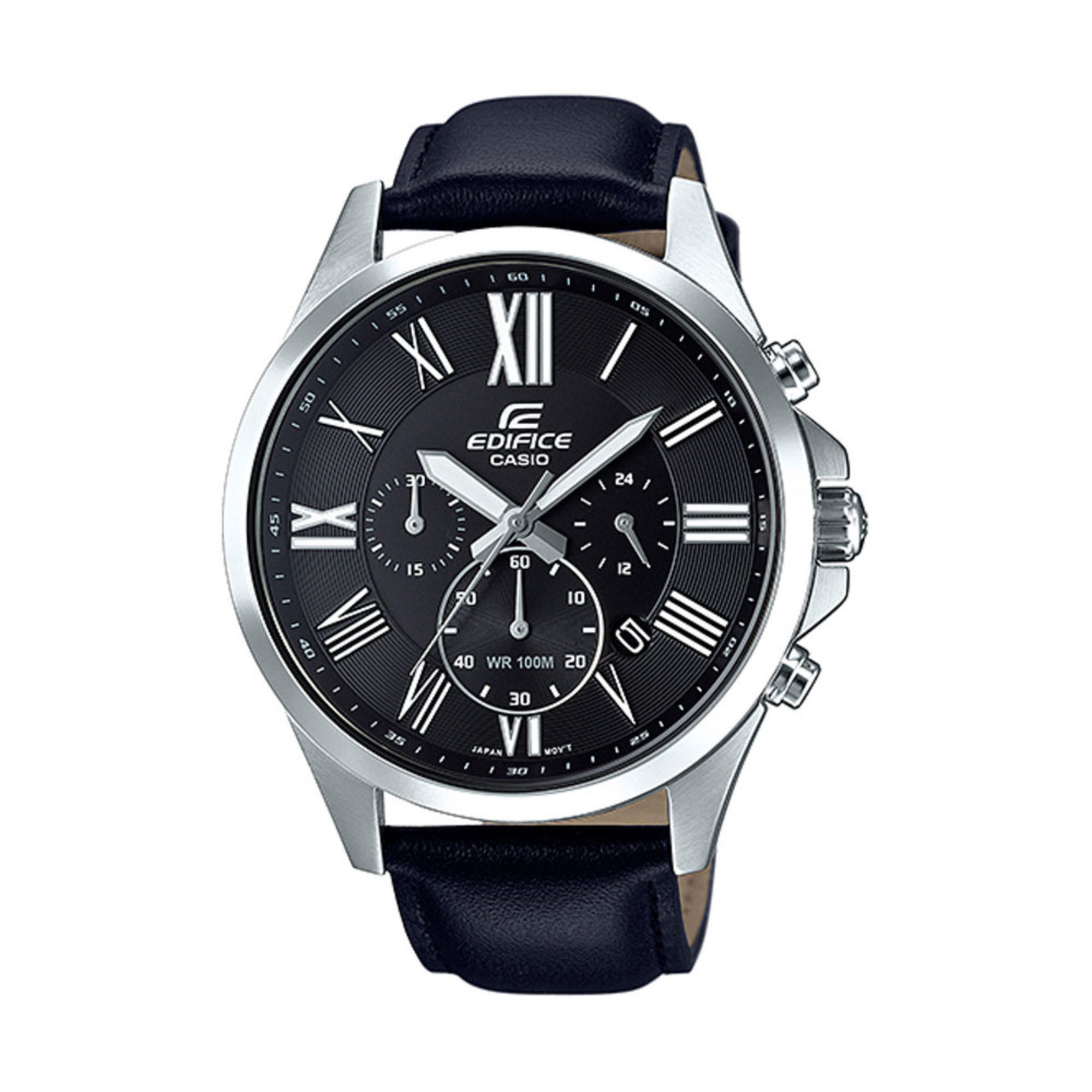 casio classic leather watch