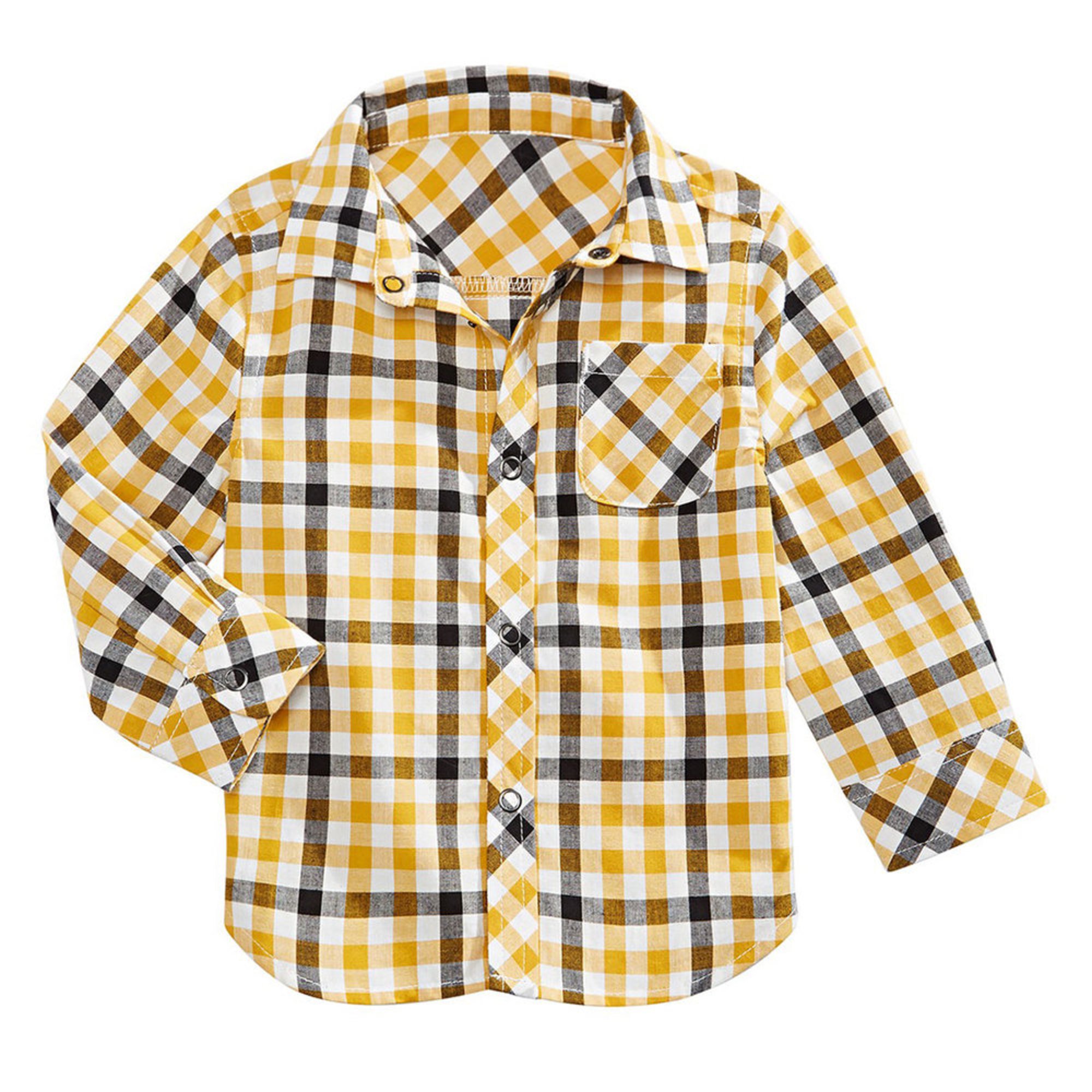 baby boy yellow button down shirt