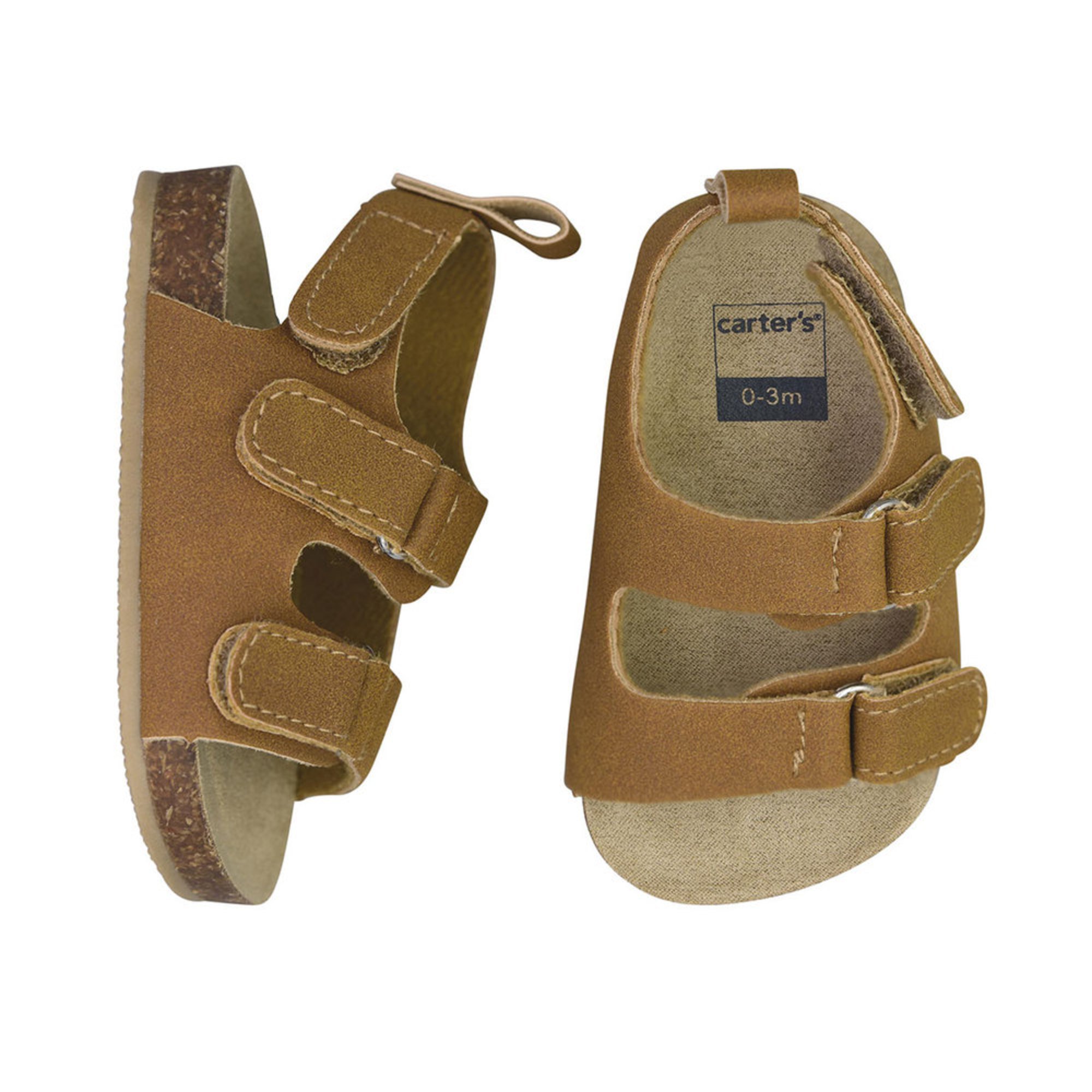 baby boy cork sandals