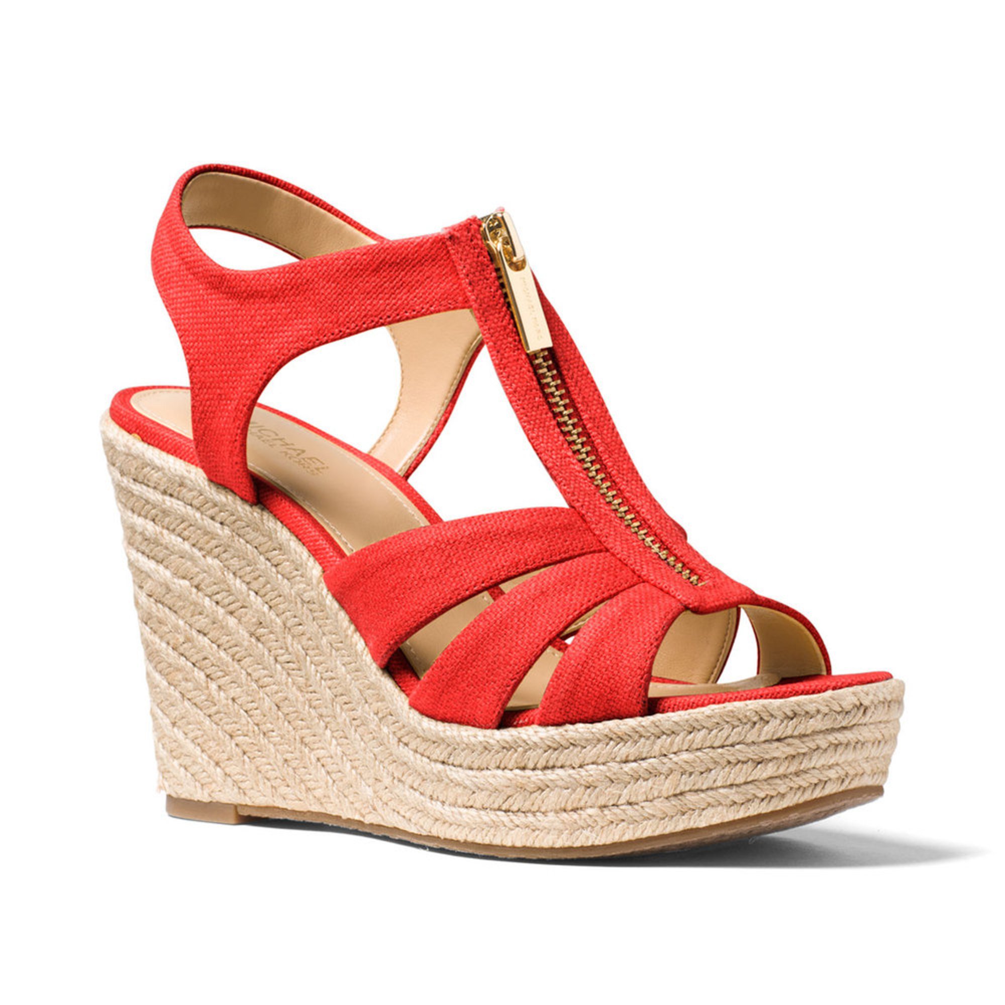 michael kors wedges navy