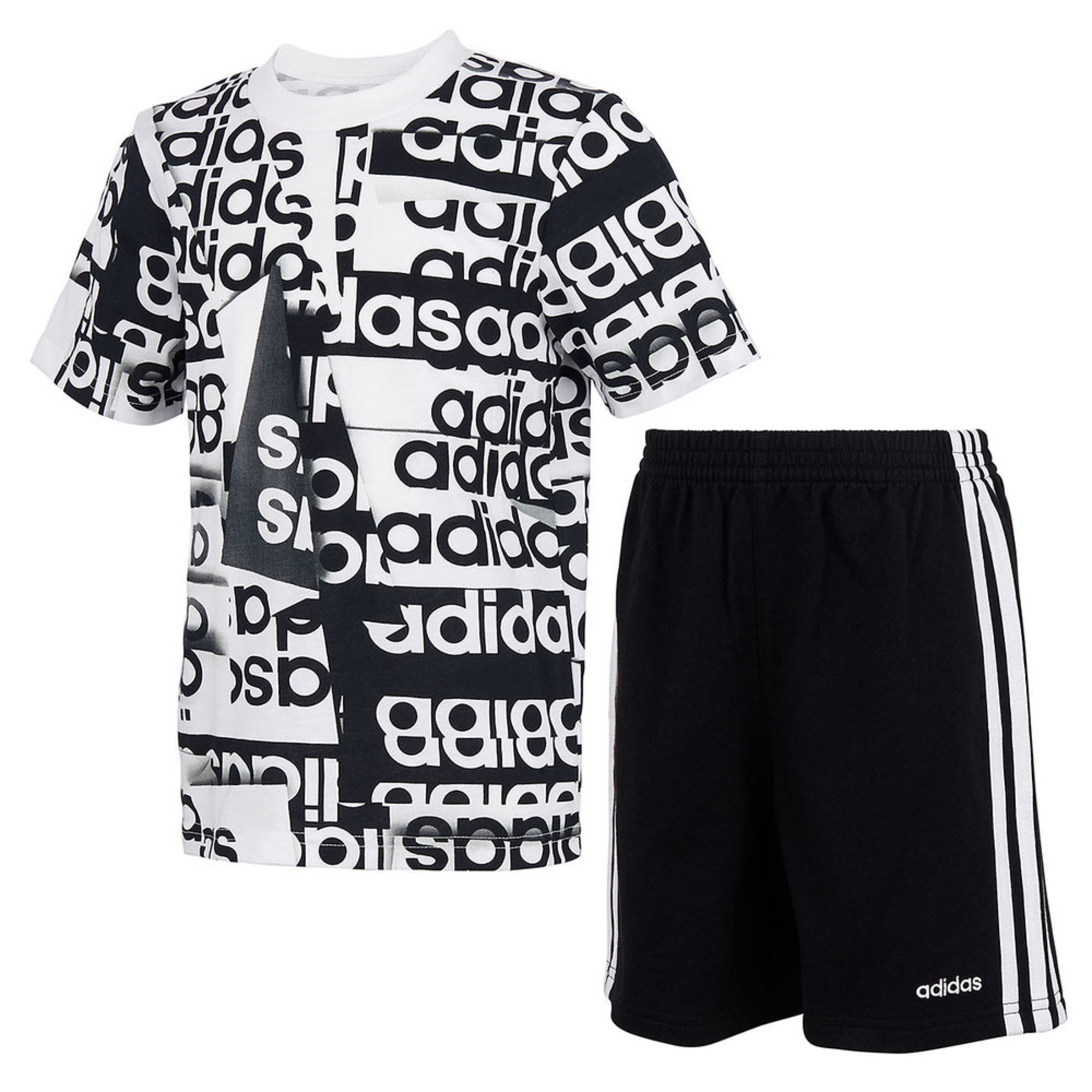 adidas boys short set