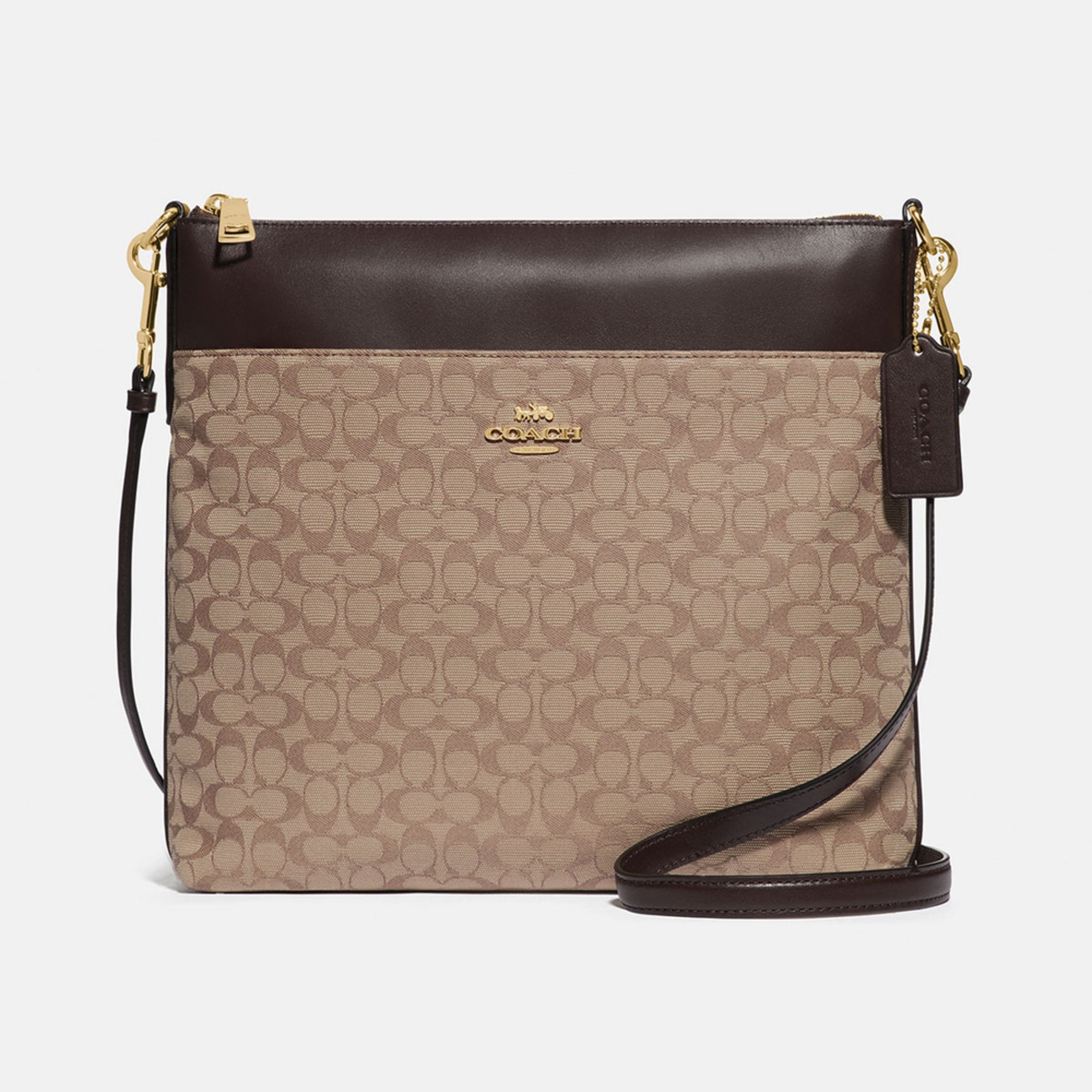 Coach Signature Jacquard Kitt 26 Crossbody & Messenger Bags