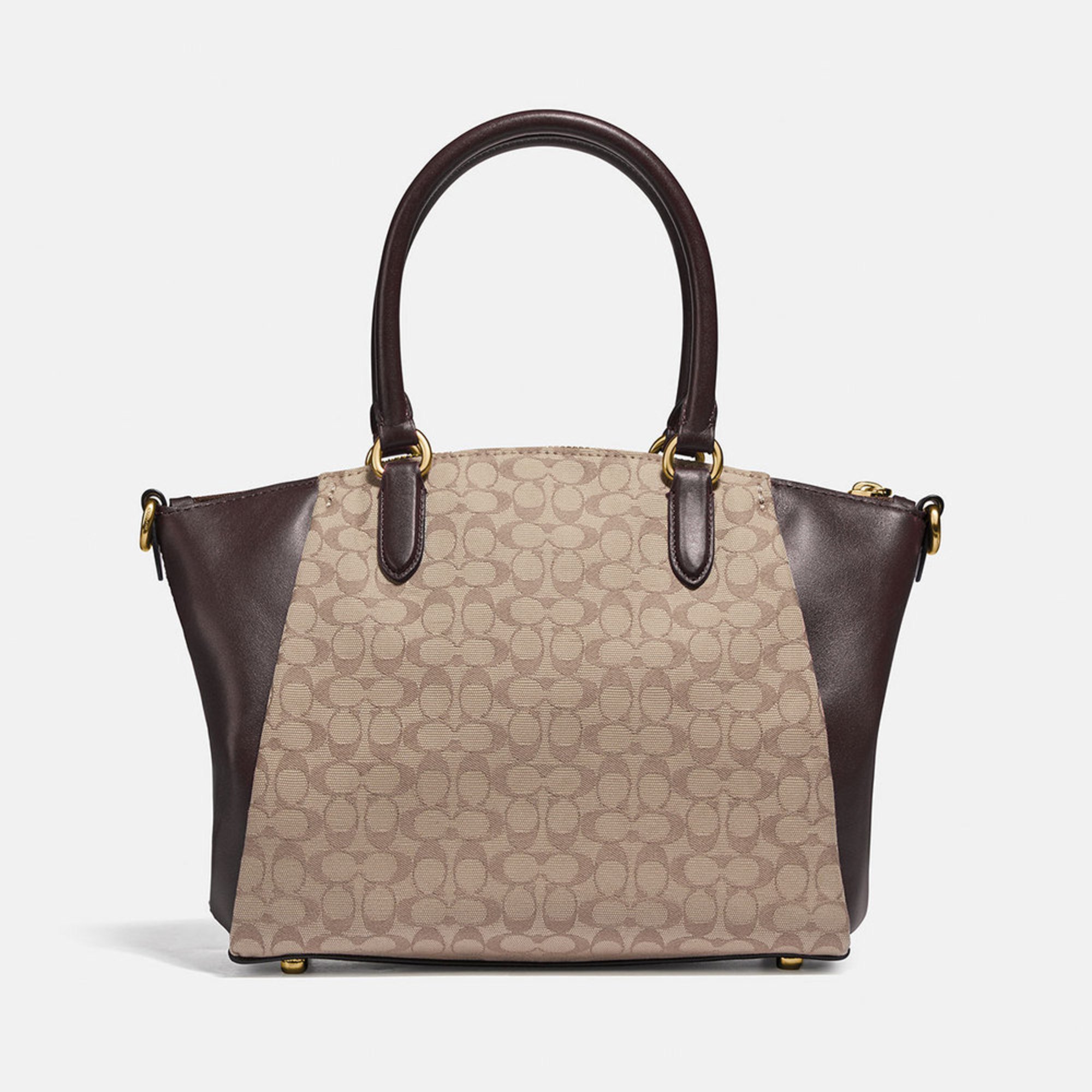 Coach Signature Jacquard Elise Satchel Satchels Accessories Shop