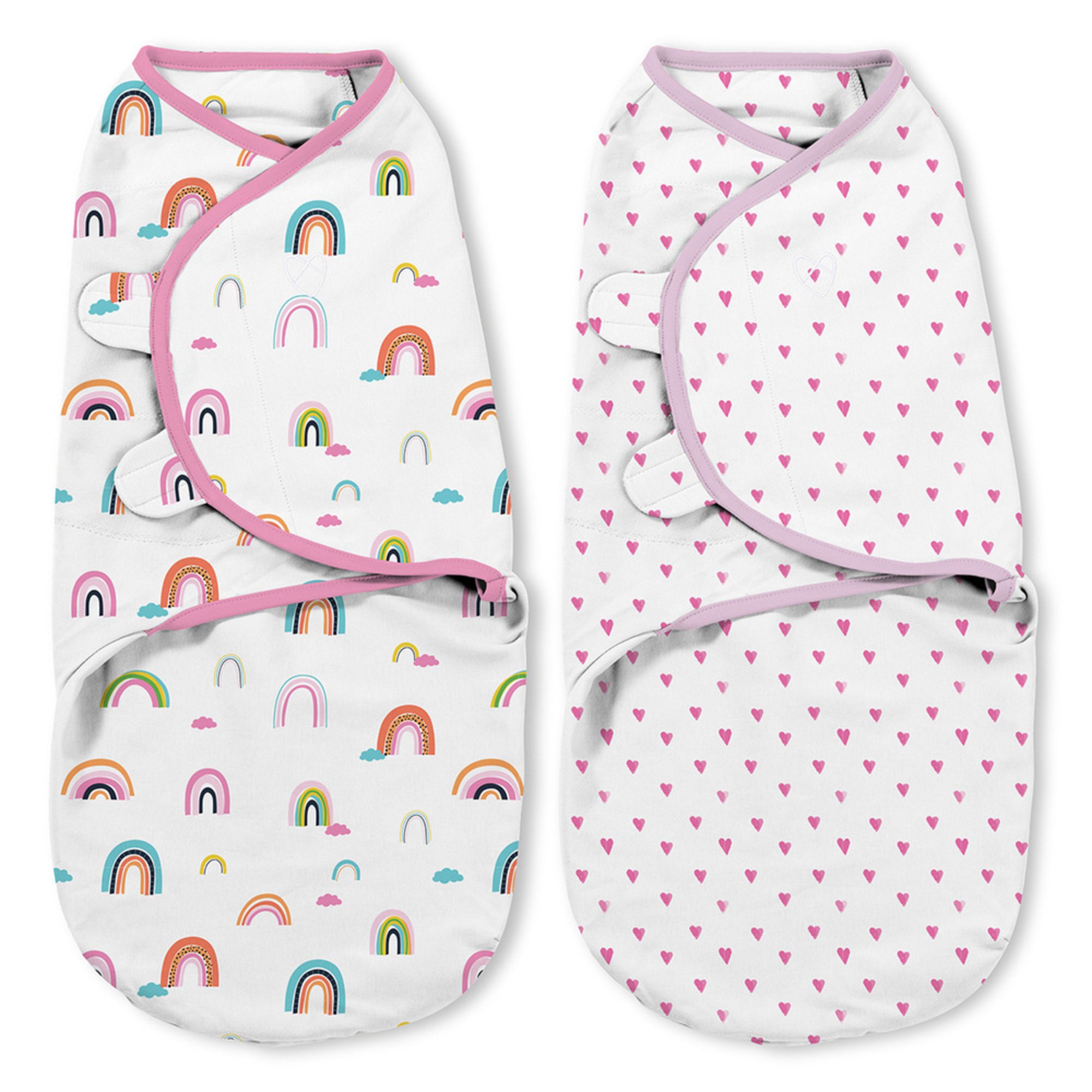 Swaddleme Chasing Rainbows 2pack Original Swaddles Blankets
