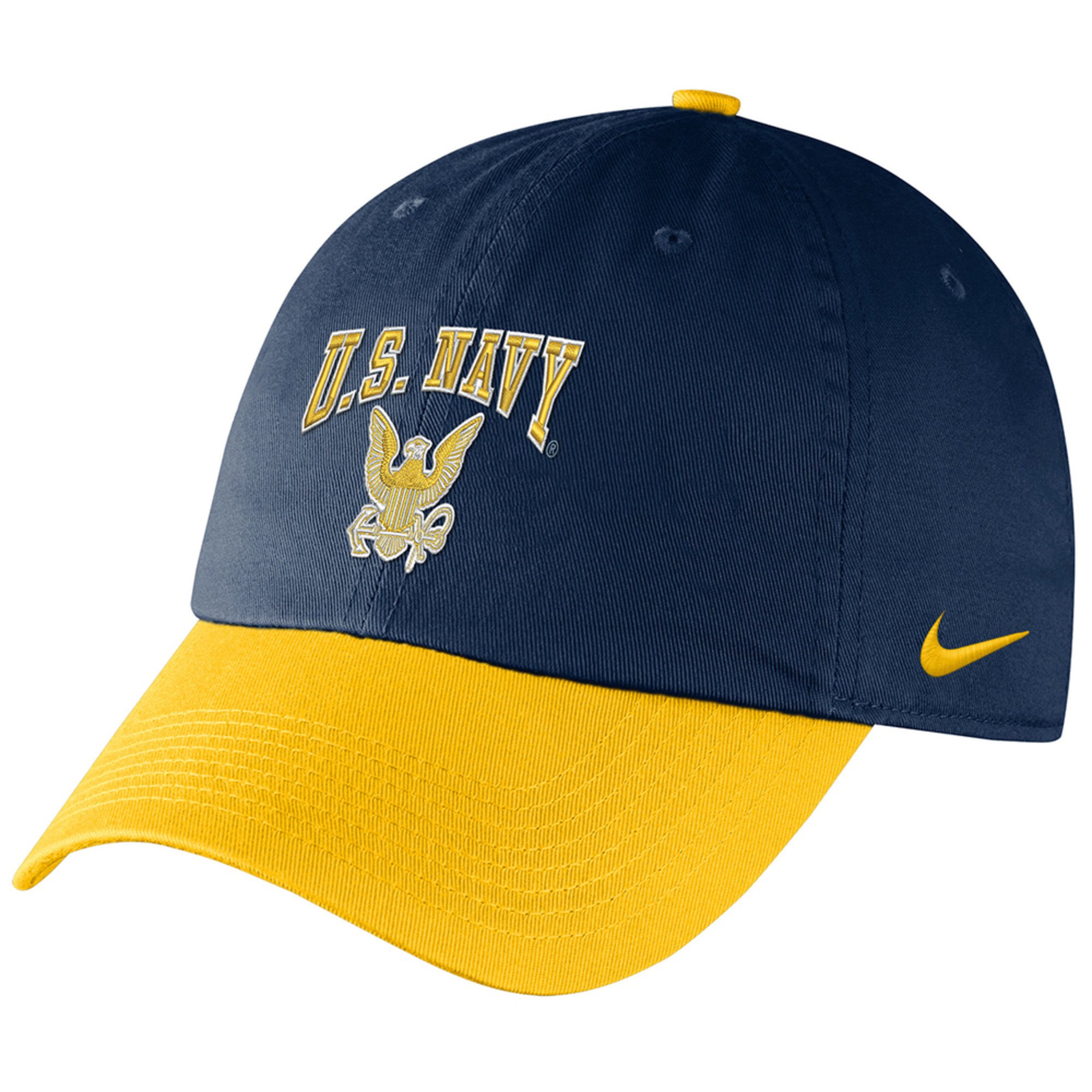 Nike U.s. Navy W/eagle Color Block Campus Cap | Navy Pride Hats & Beanies | Military - Shop Your 