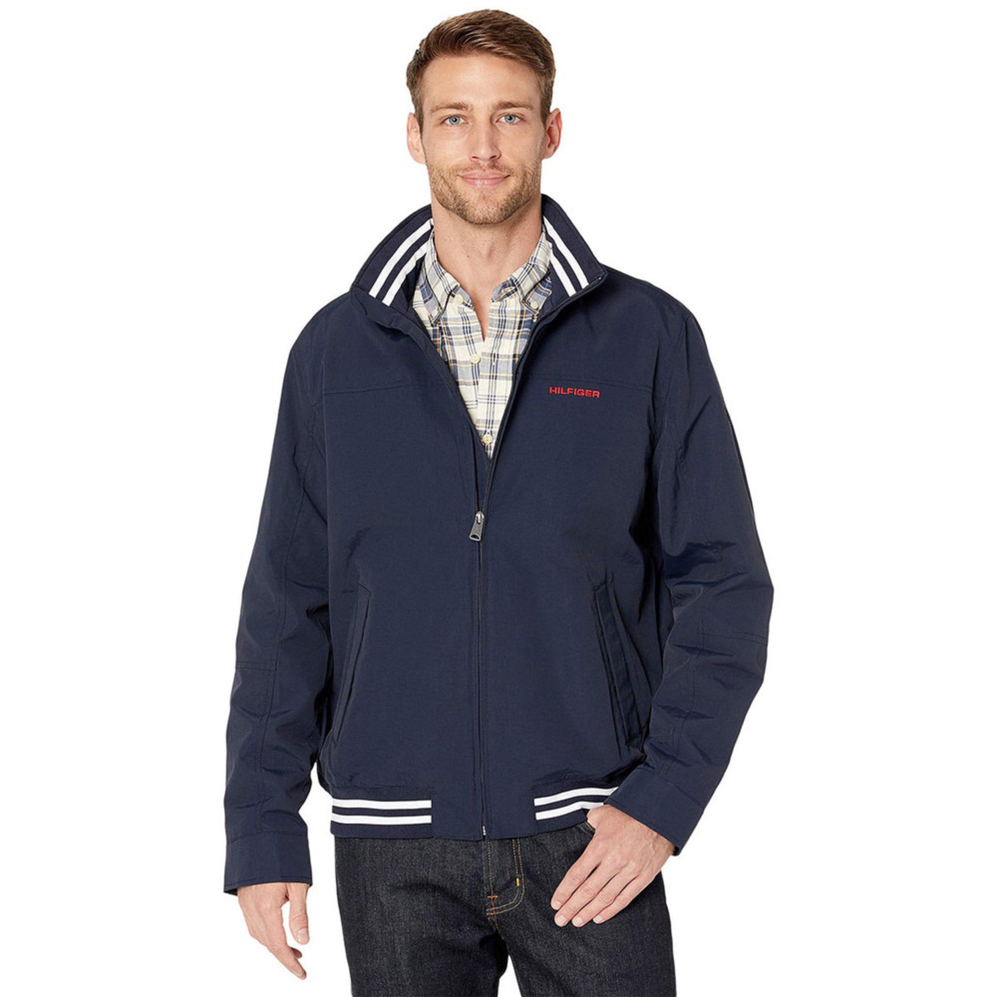 tommy hilfiger mens navy jacket