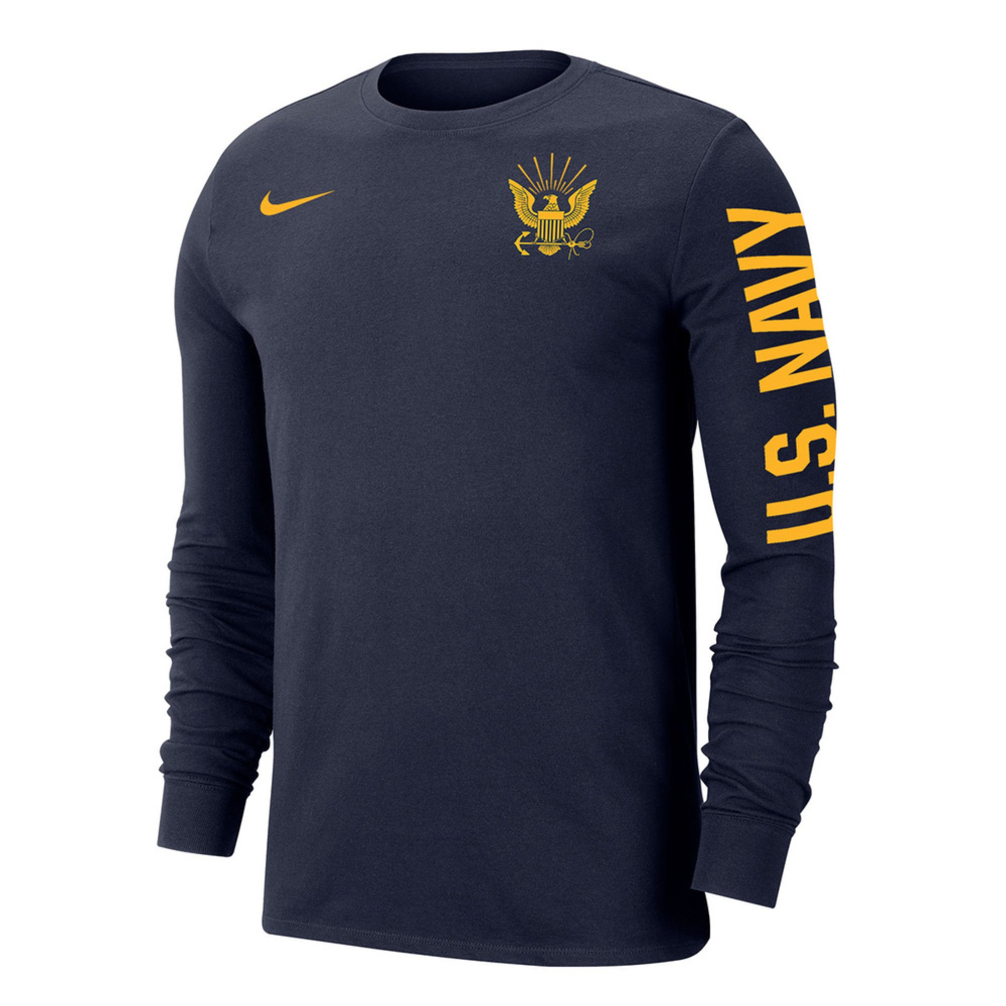 Nike Men's Usn Eagle Dri-fit Long Sleeve Tee | Men's Navy Pride Tees ...