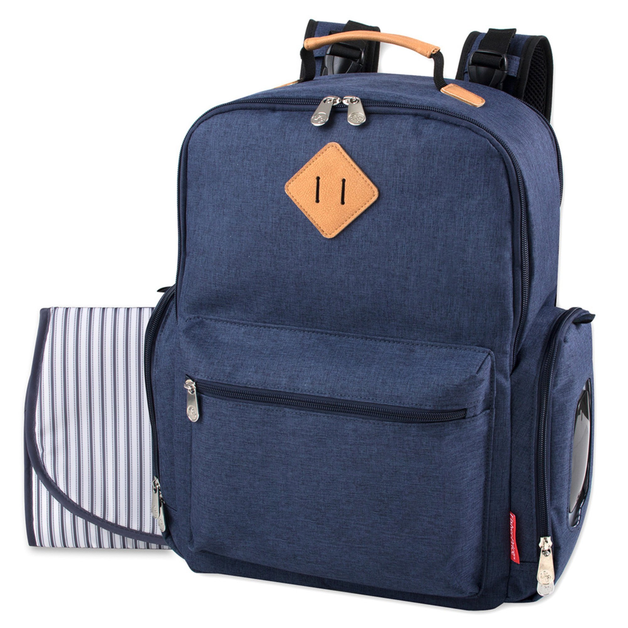 backpack diaper bag with wipe pocket