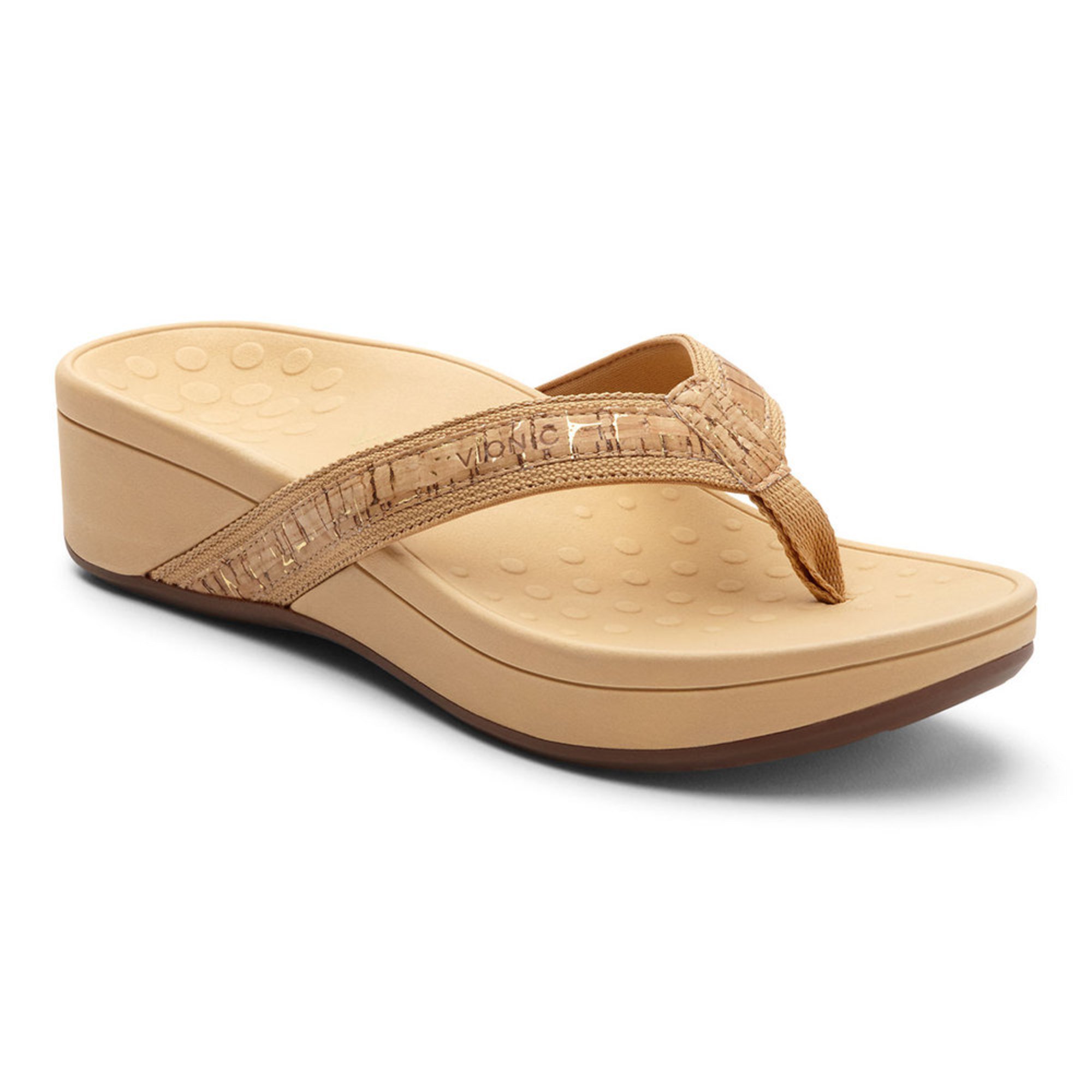 Vionic Women's Pacific High Tide Cork Flip Flop Sandal | Flip Flop ...