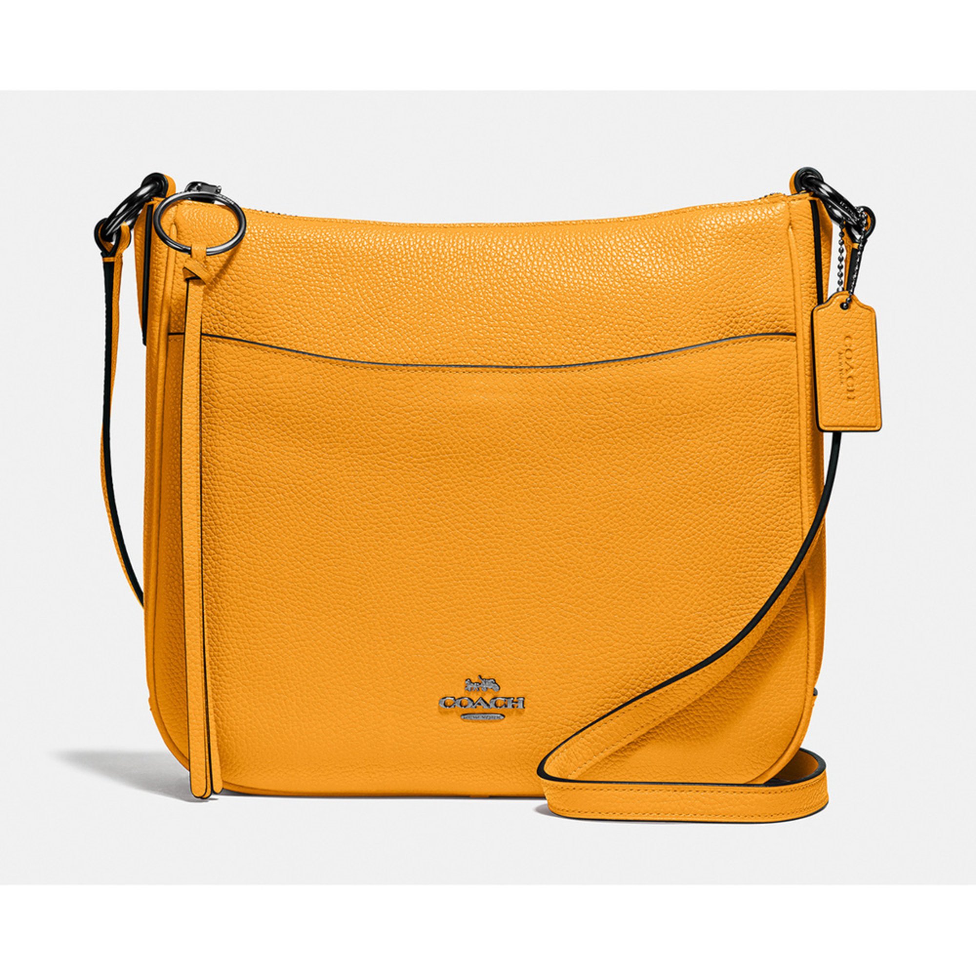 Coach Polished Pebble Leather Chaise Crossbody Crossbody & Messenger