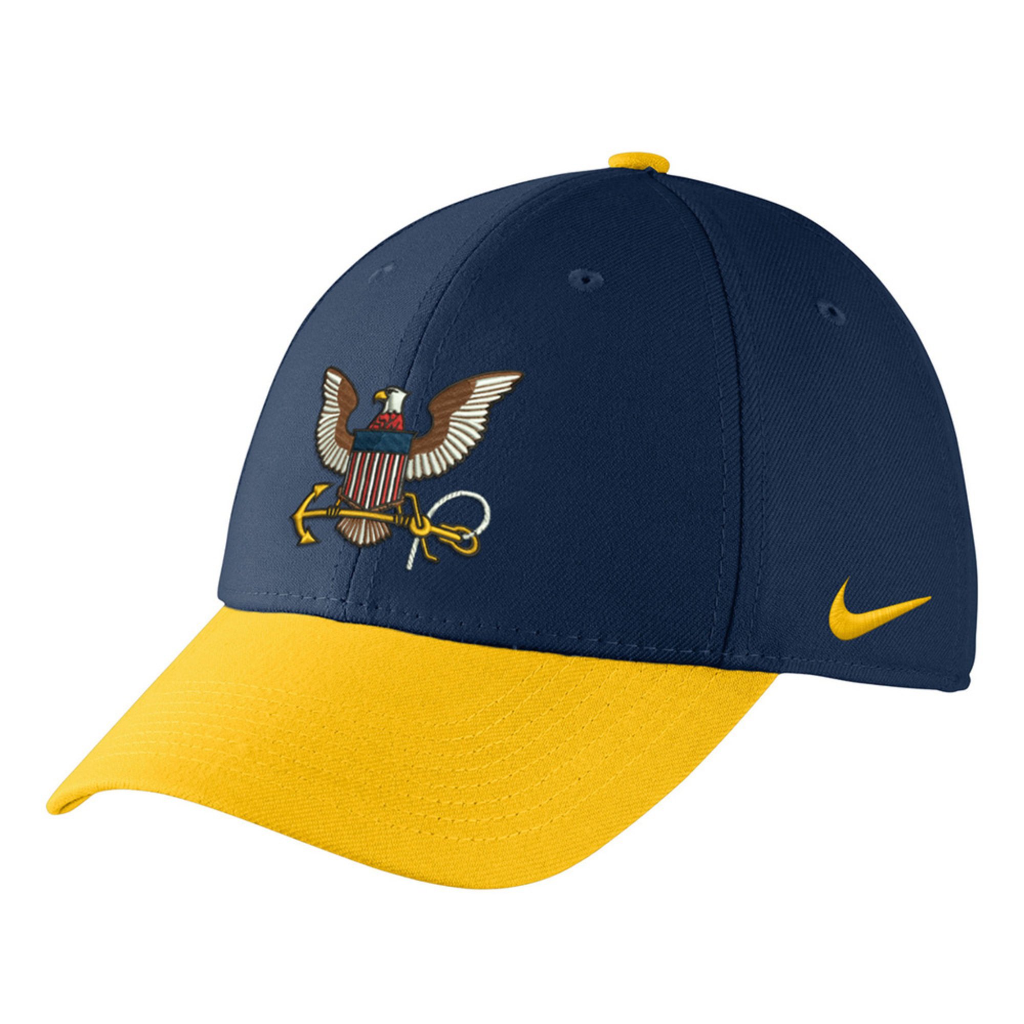 Nike Usn Eagle Color Block Swoosh Flex Hat | Headwear | Apparel - Shop Your Navy Exchange 