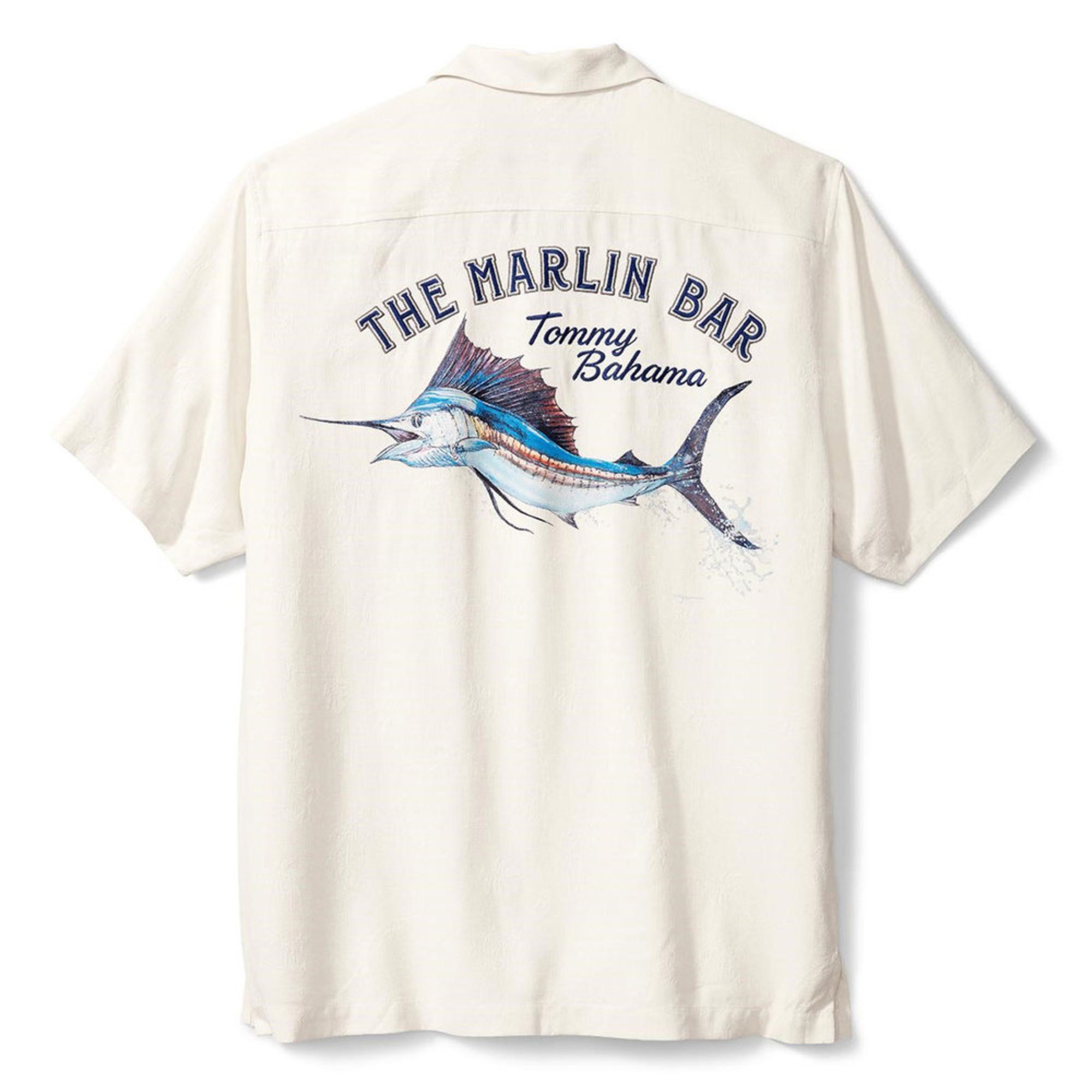 Tommy Bahama Men's Artist Series The Marlin Bar Camp Shirt Casual