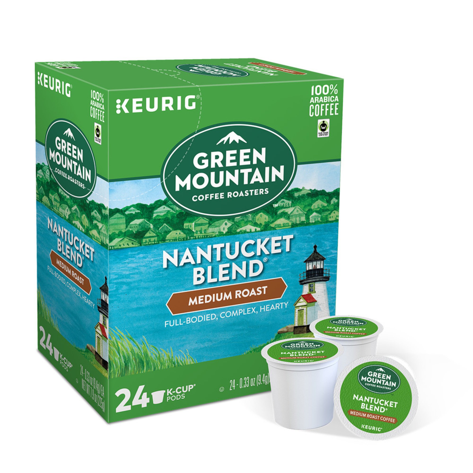 Green Mountain Coffee Roasters, Nantucket Blend 24ct Kcup Pods