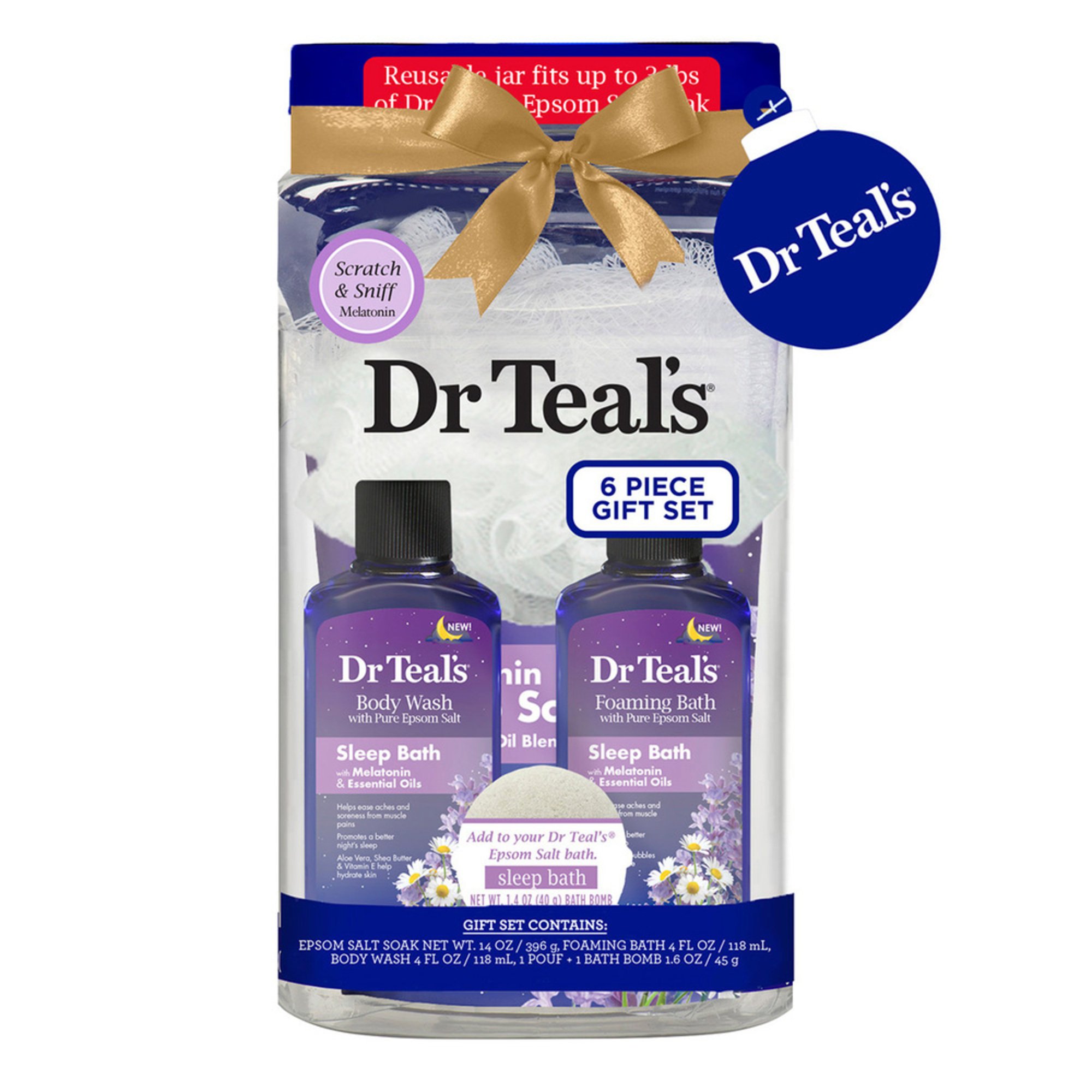 Dr. Teal's Melatonin Container Set Bath & Body Gifts & Value Sets