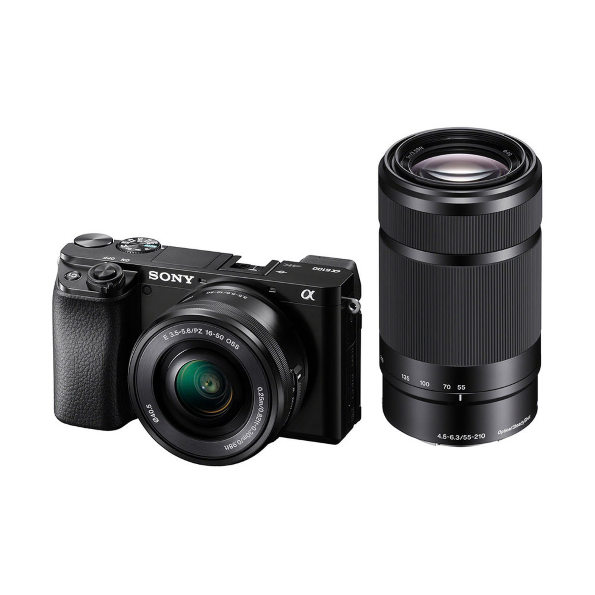Sony Alpha A6100 Mirrorless Digital Camera With 1650mm And 55210mm Lenses Digital Point