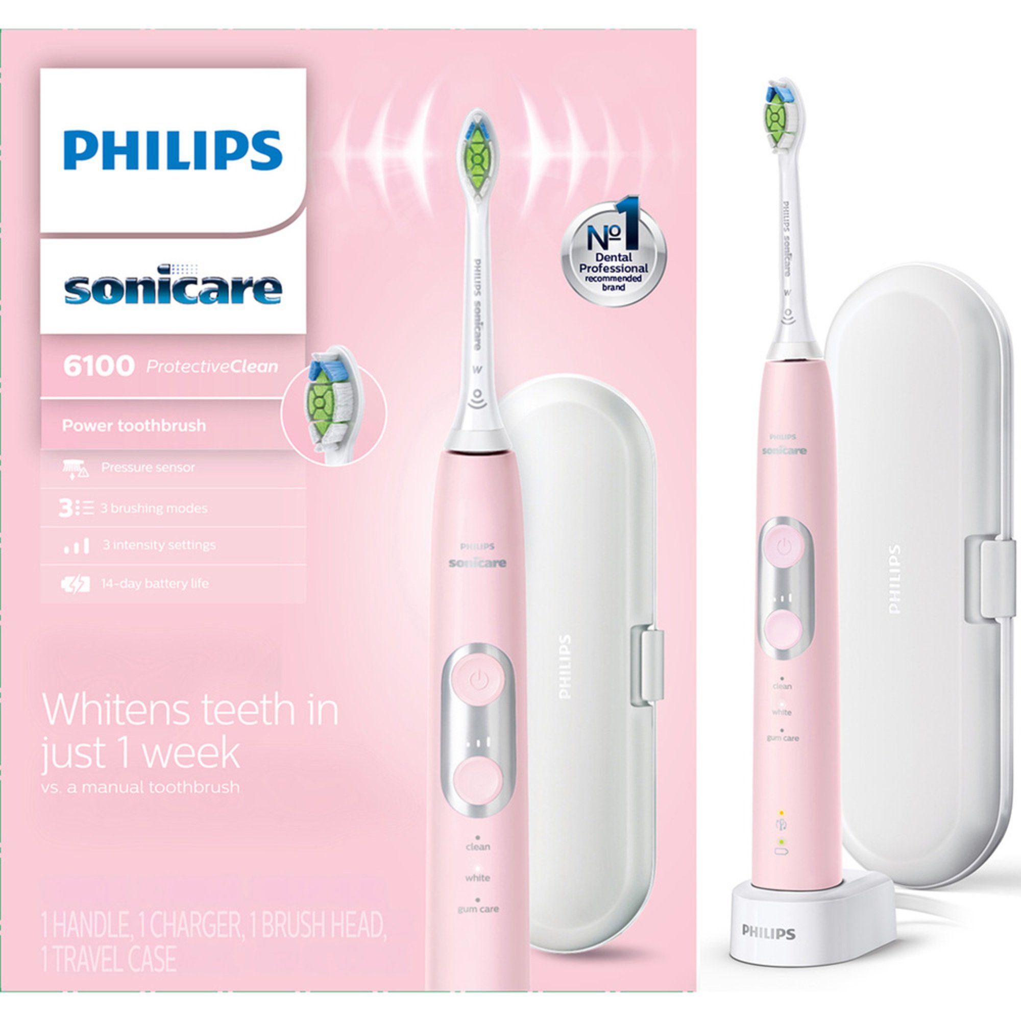 Philips Sonicare 6100 Rechargable Electric Toothbrush Oral Care