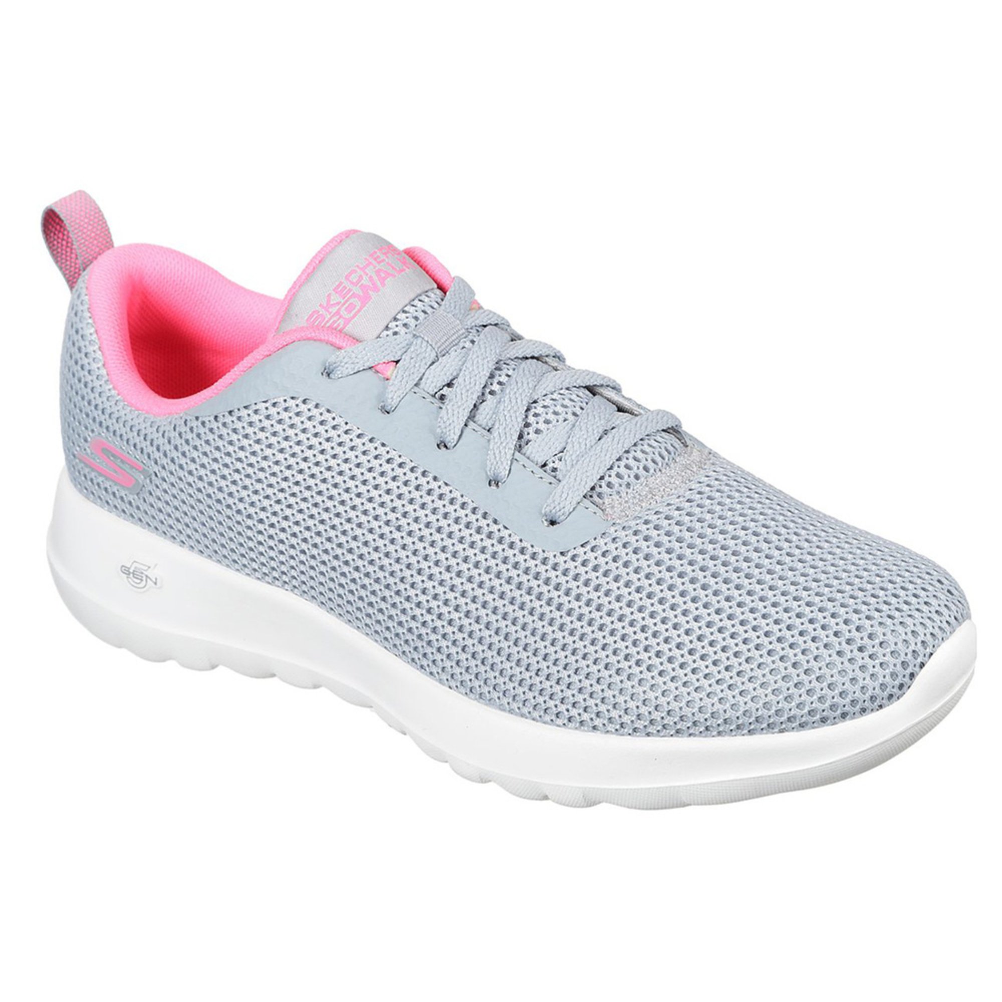 skechers lace up walking shoes