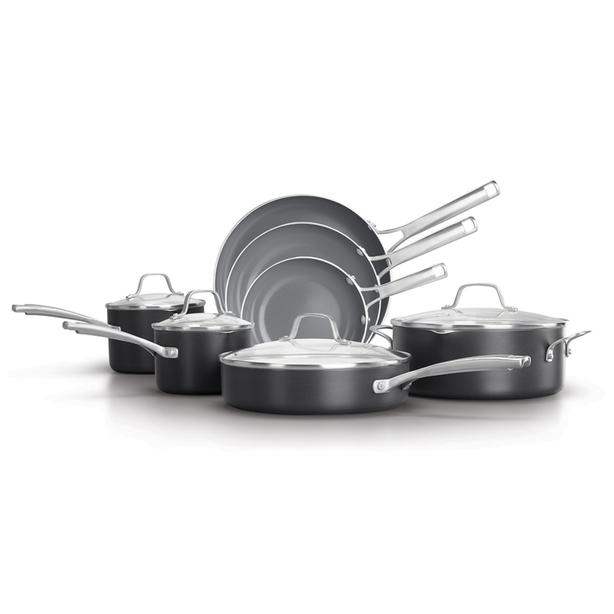 Calphalon Classic Ceramic 11piece Cookware Set Cookware Sets For