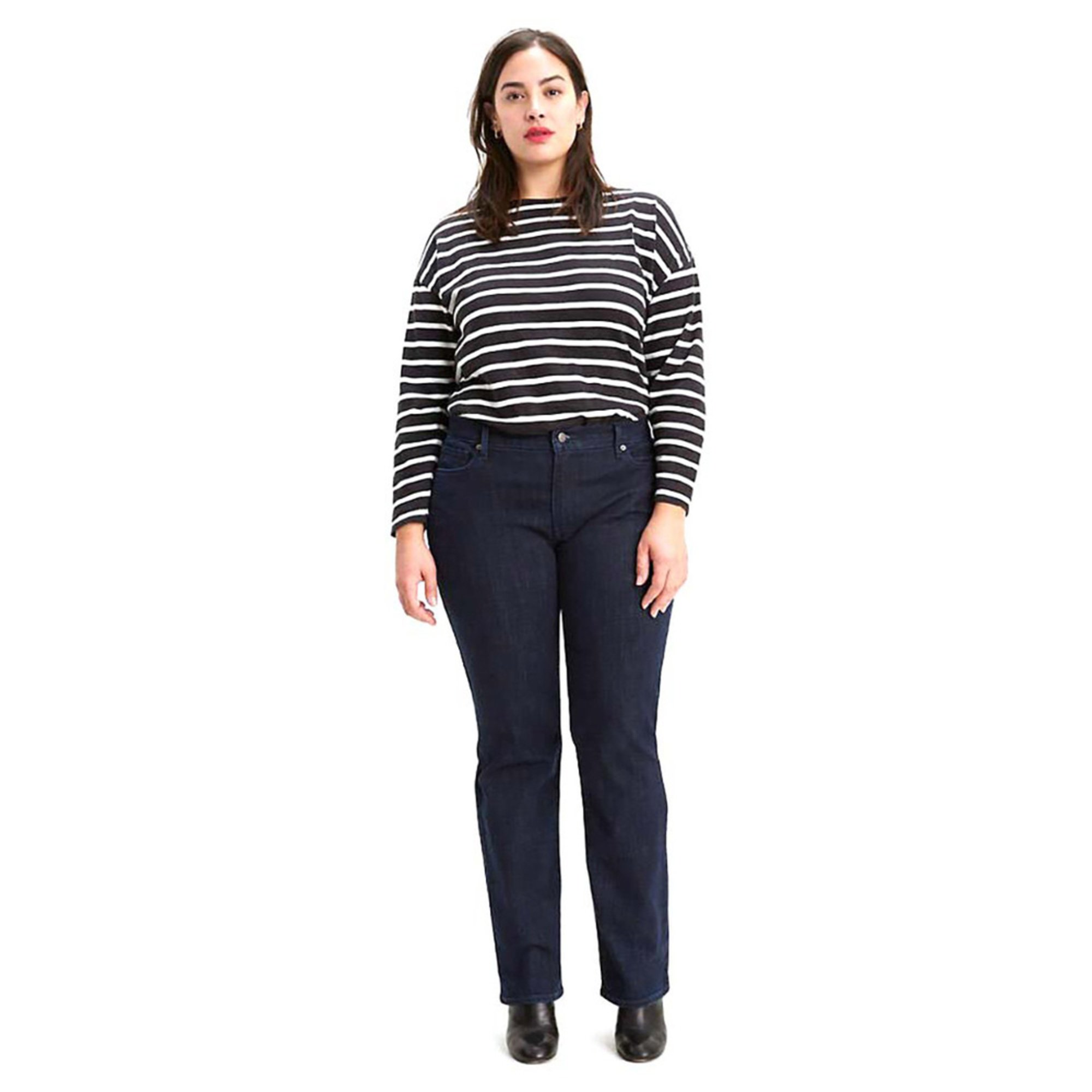 levi's plus size wide leg jeans