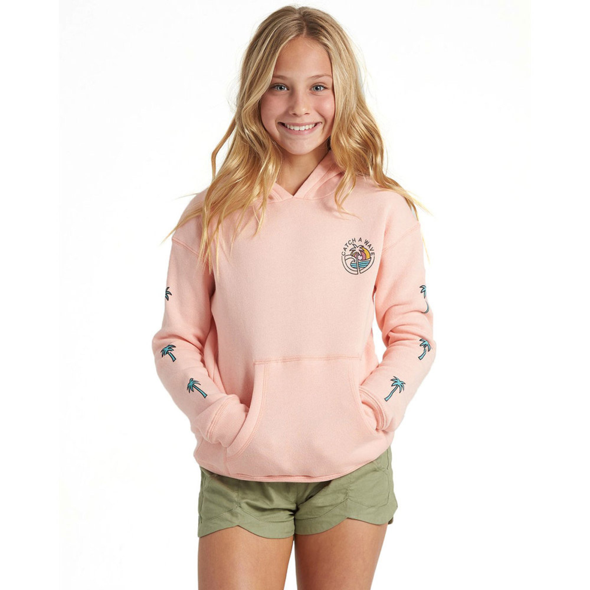 pink billabong hoodie
