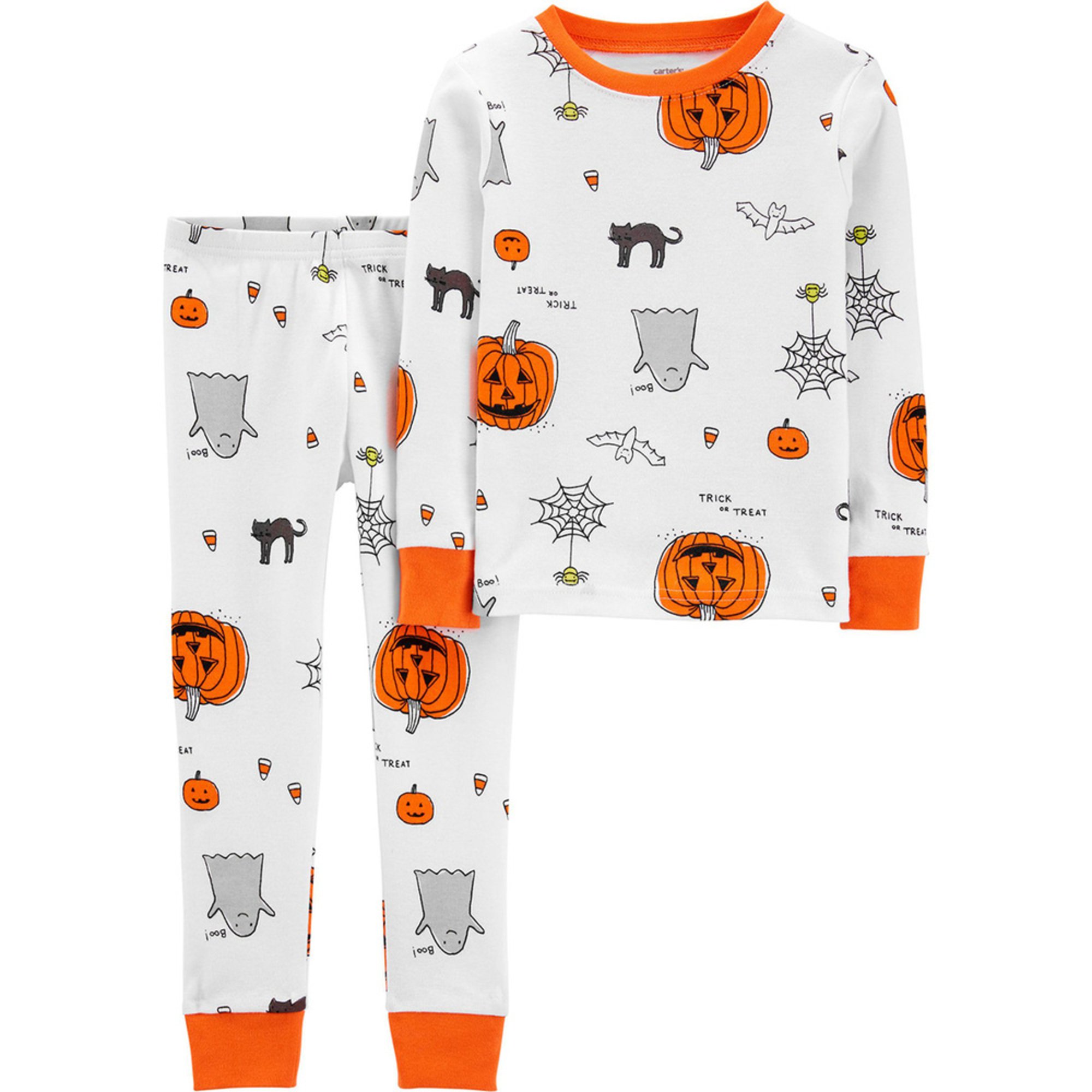 carters pumpkin pajamas