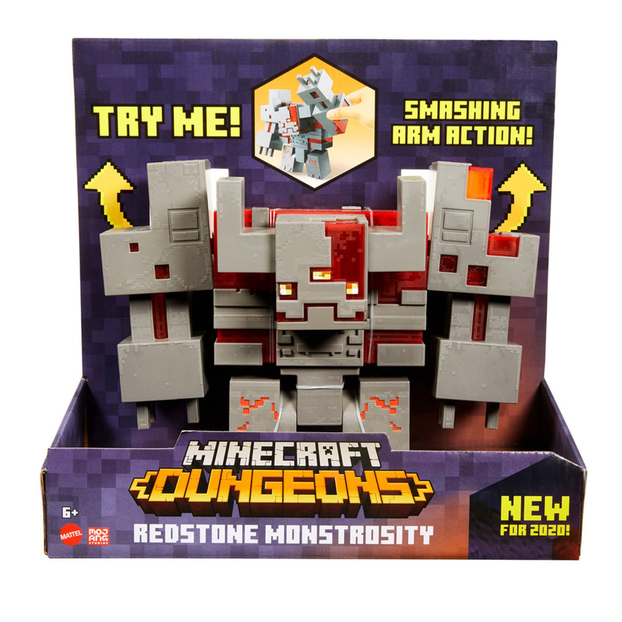 Minecraft 3 25 Scale Mega Redstone Monstrosity Action Figures Shop Your Navy Exchange Official Site