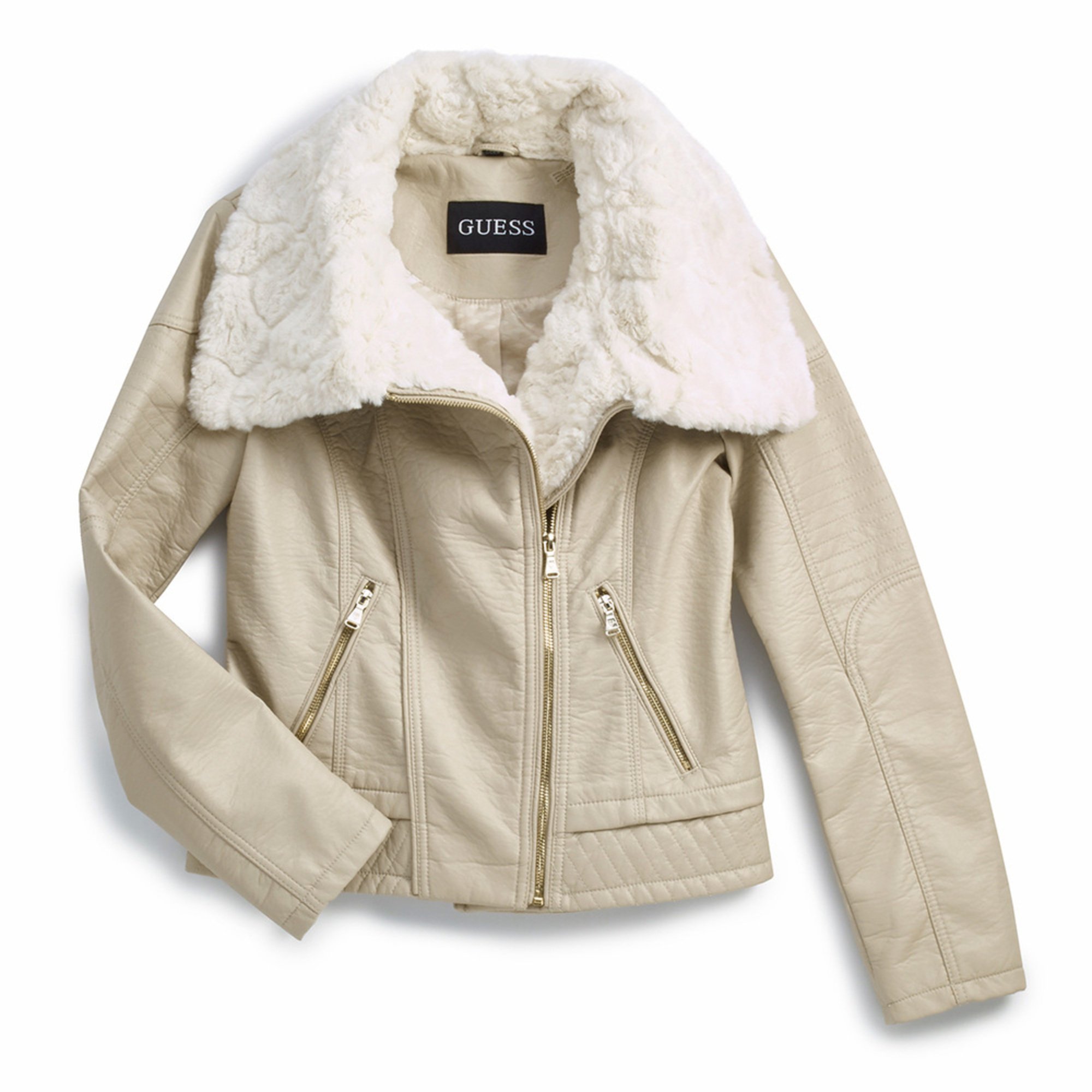 guess polyurethane jacket