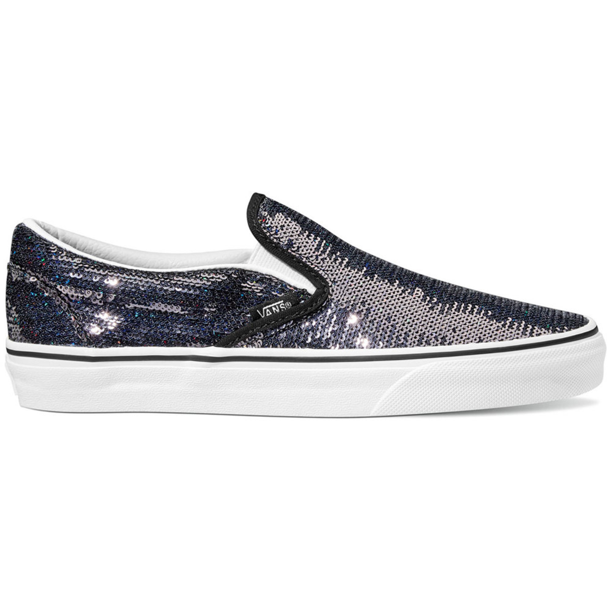 Vans Women's Classic Slip On Micro Sequins | Women's Lifestyle Athletic ...