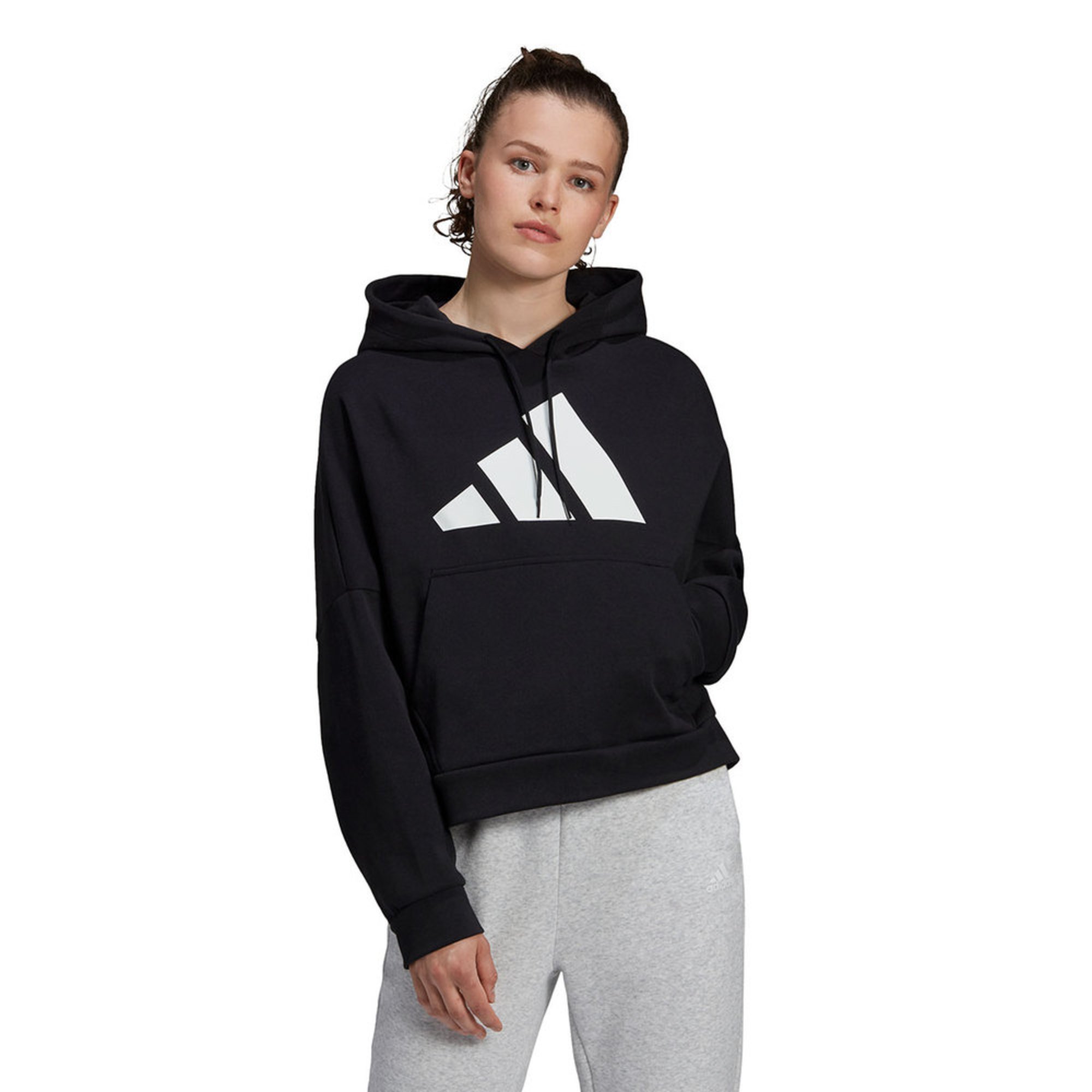 navy adidas hoodie womens