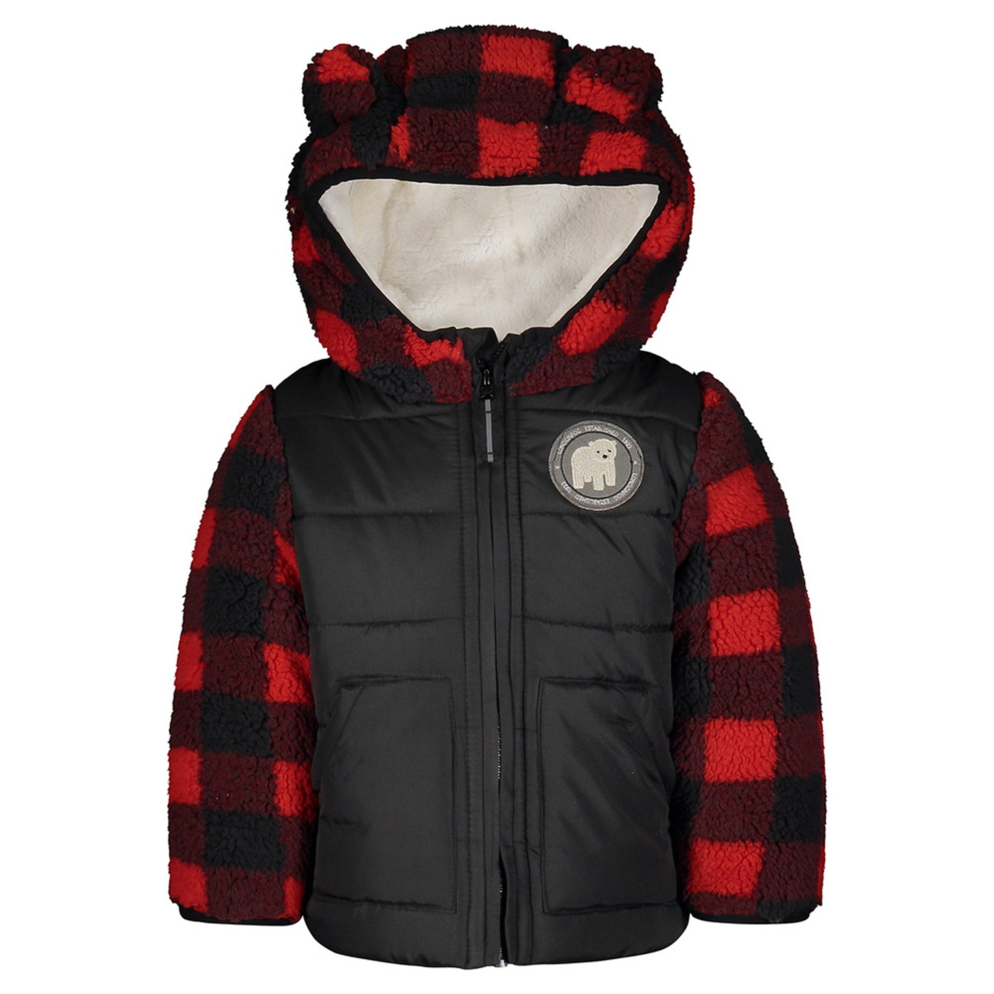 baby boy sherpa jacket