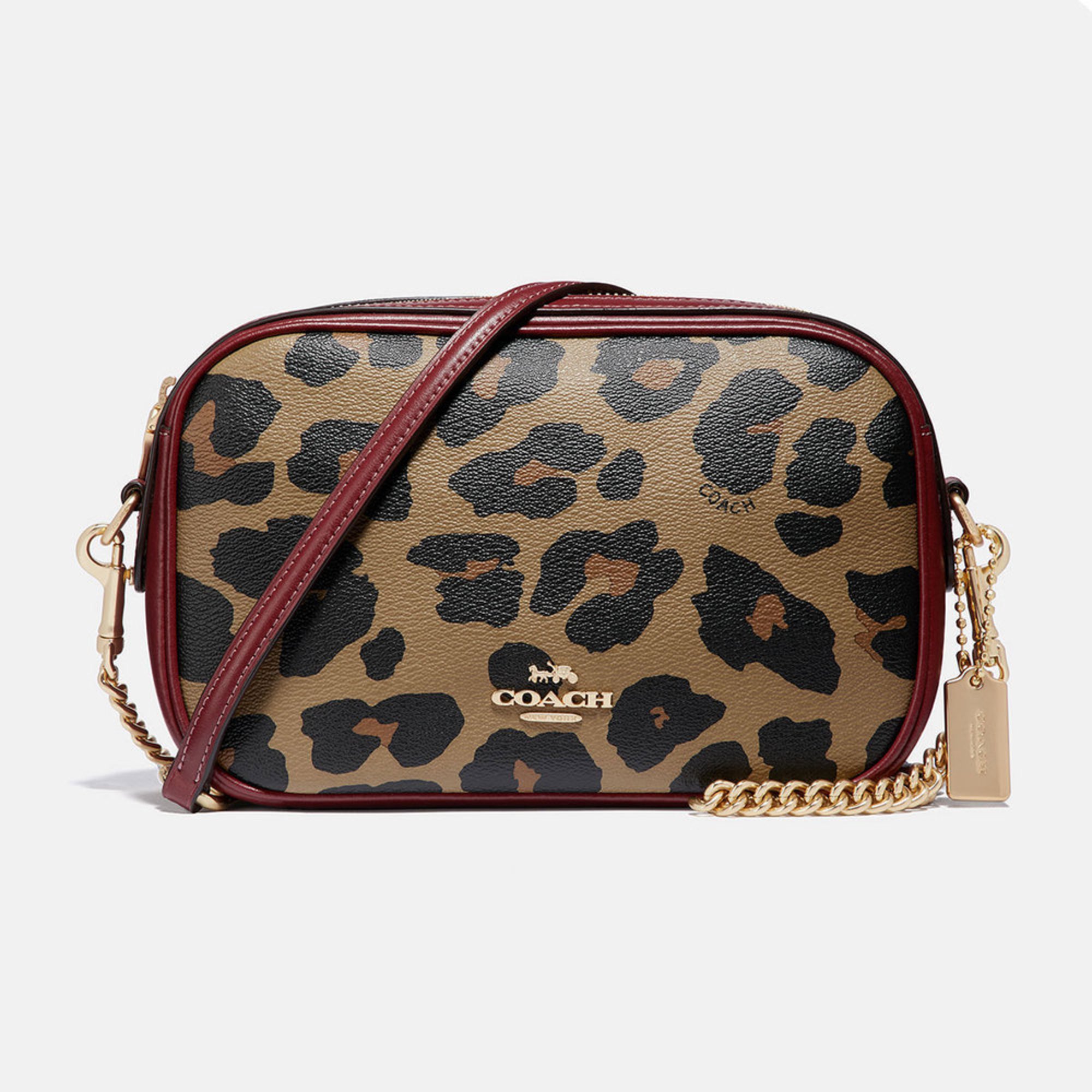Coach Leopard Print Isla Crossbody | Crossbody & Messenger Bags ...