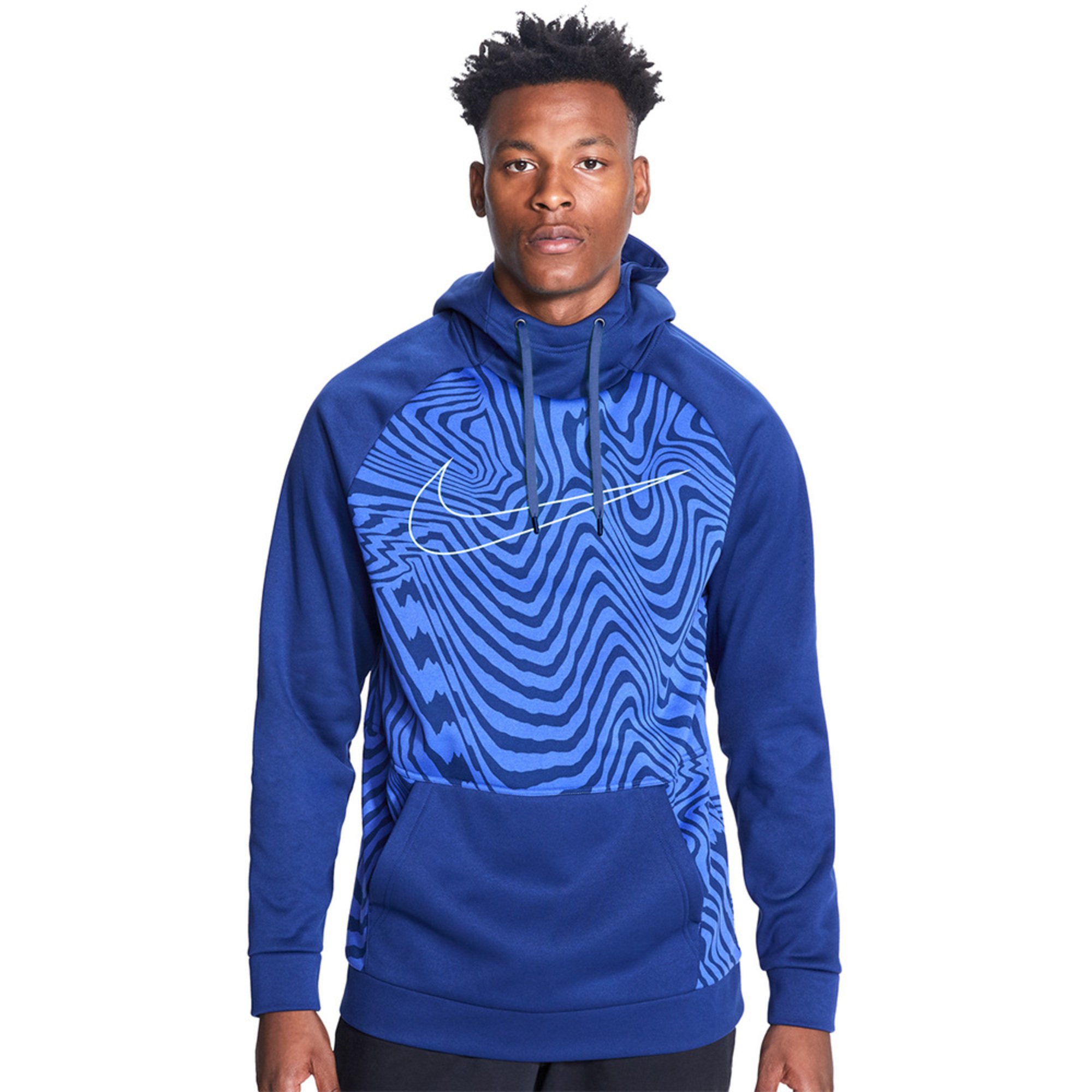 men's therma printed training hoodie