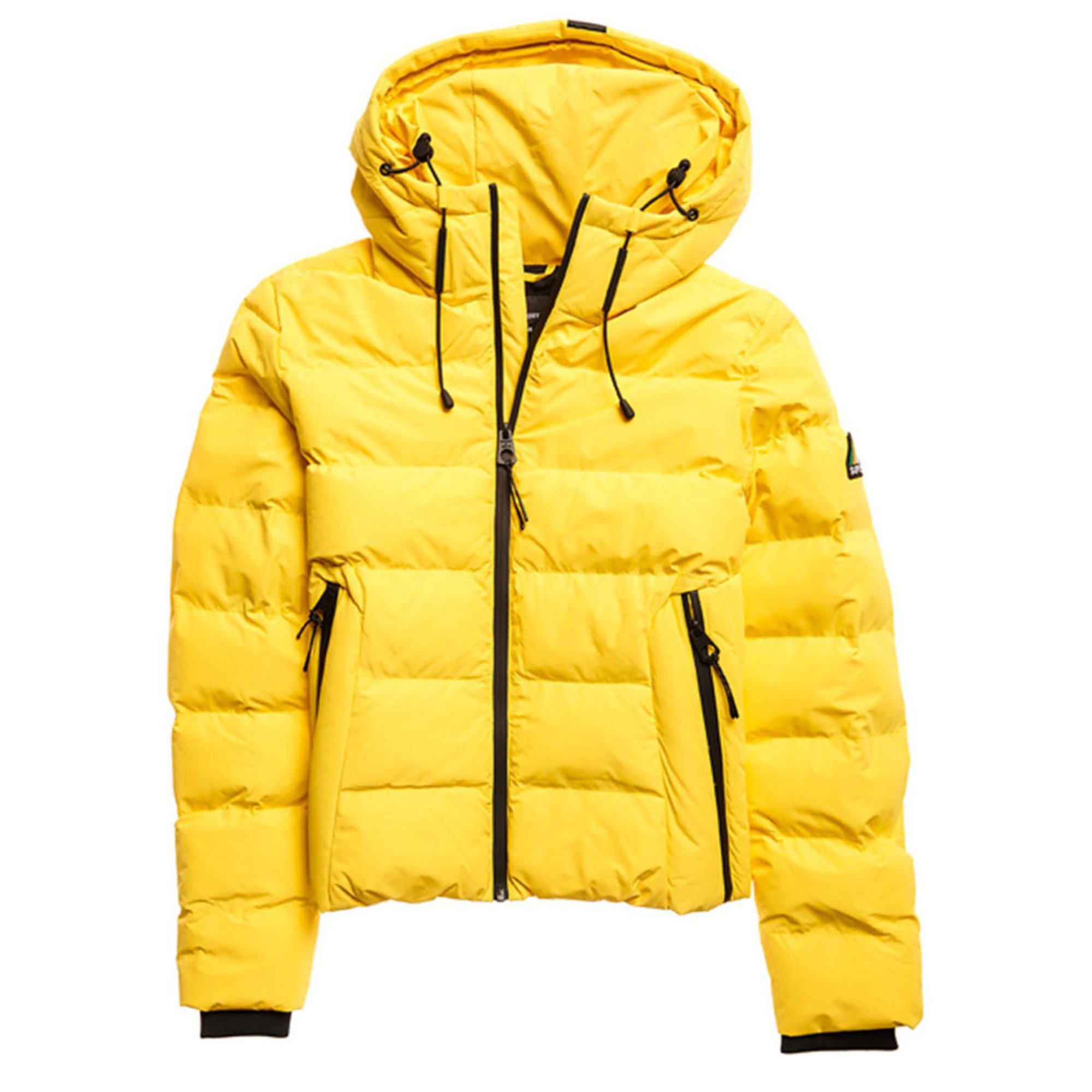 superdry yellow women's coat