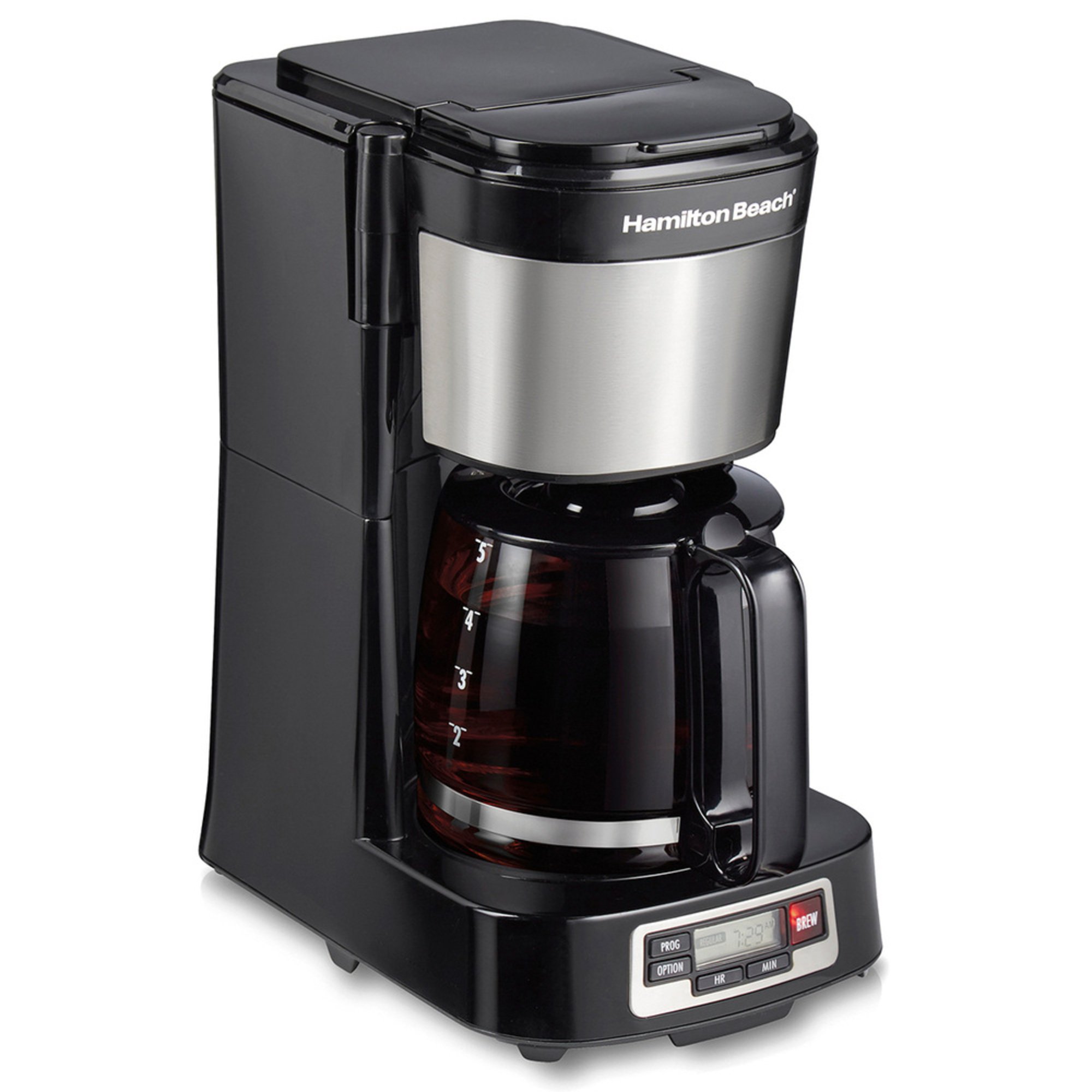 Hamilton Beach 5cup Programmable Coffee Maker Coffee Makers For