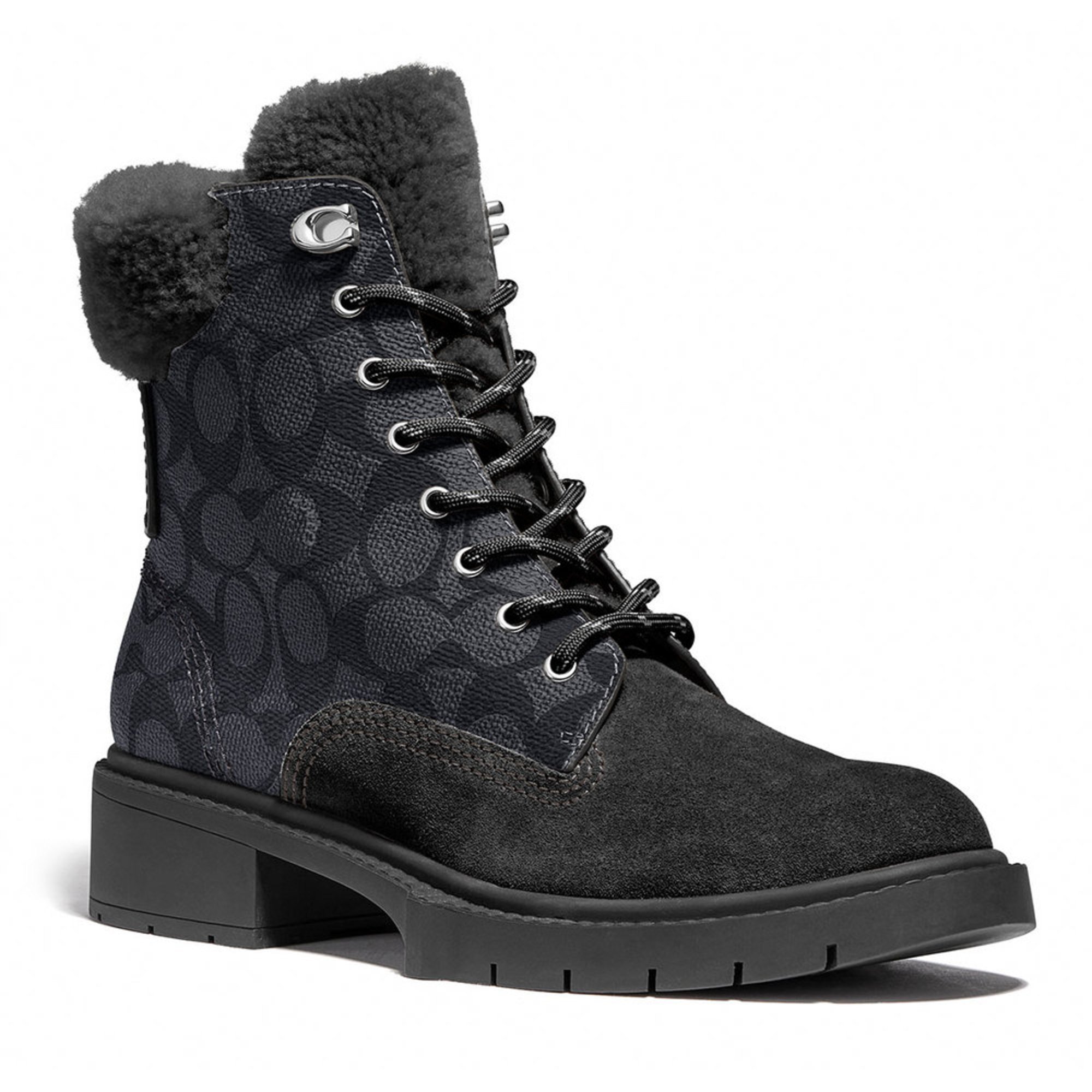 coach women's lorimer lace up boots stores