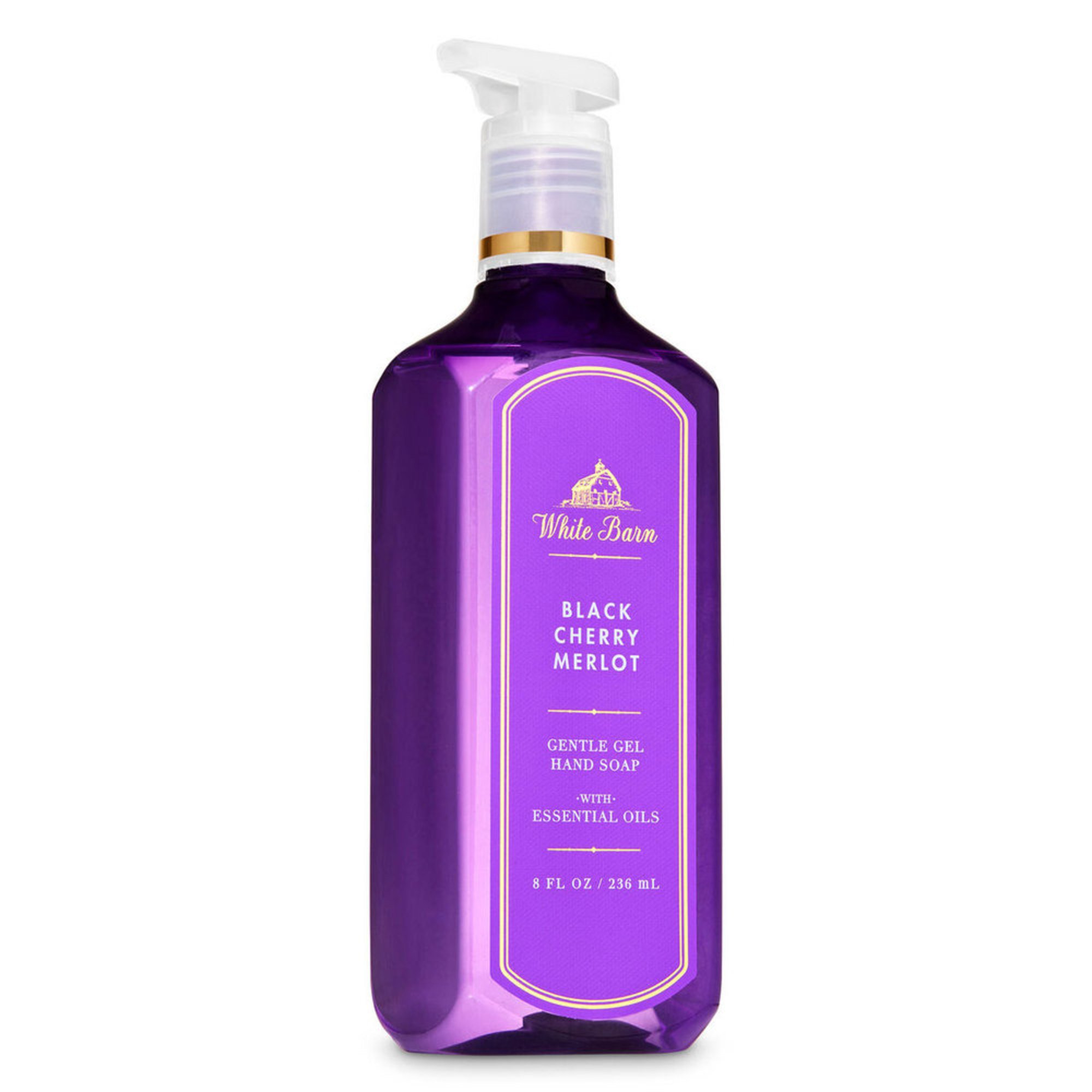 Bath And Body Works White Barn Gel Soap Black Cherry Merlot Social