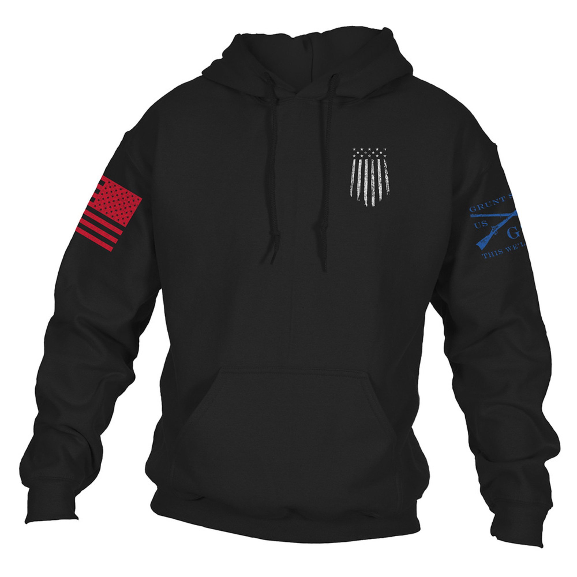 Grunt Style Men's American Shield Pullover Hoodie Men's Hoodies