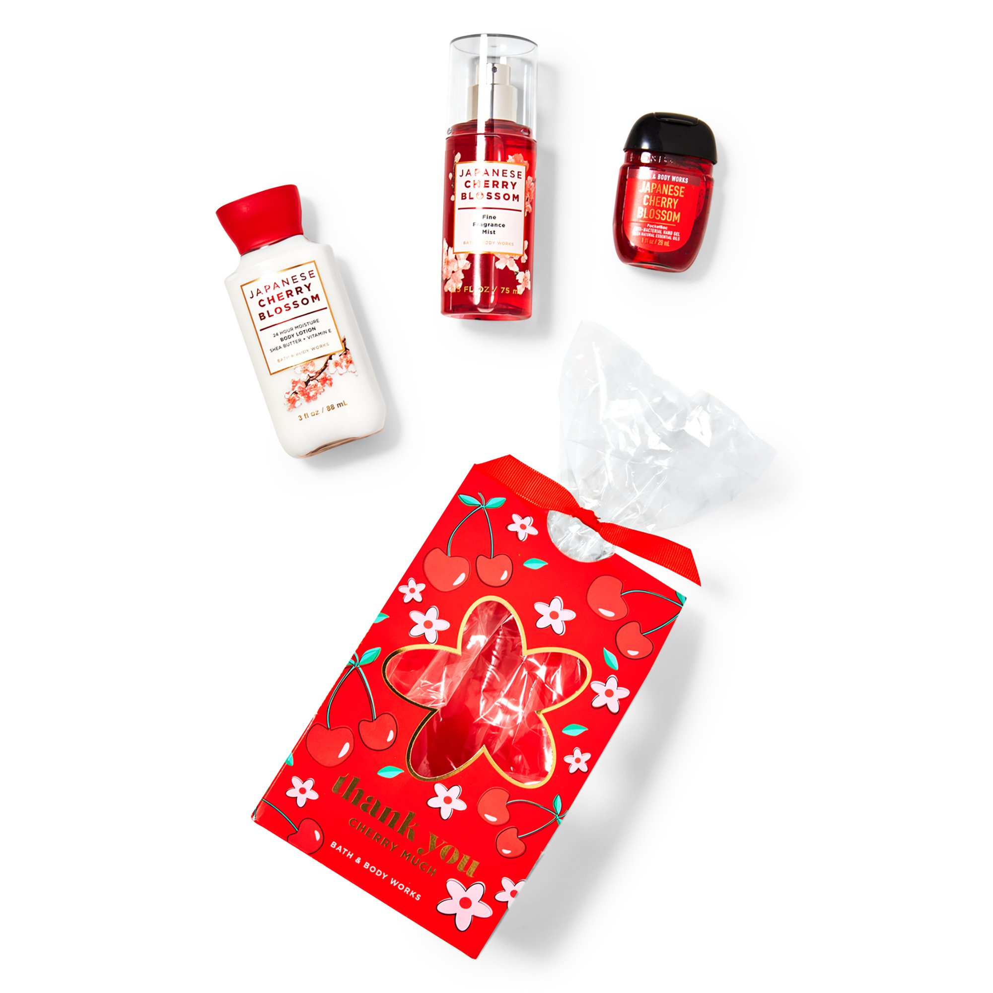 Bath & Body Works Japanese Cherry Blossom Mini Set | Bath & Body Sets ...