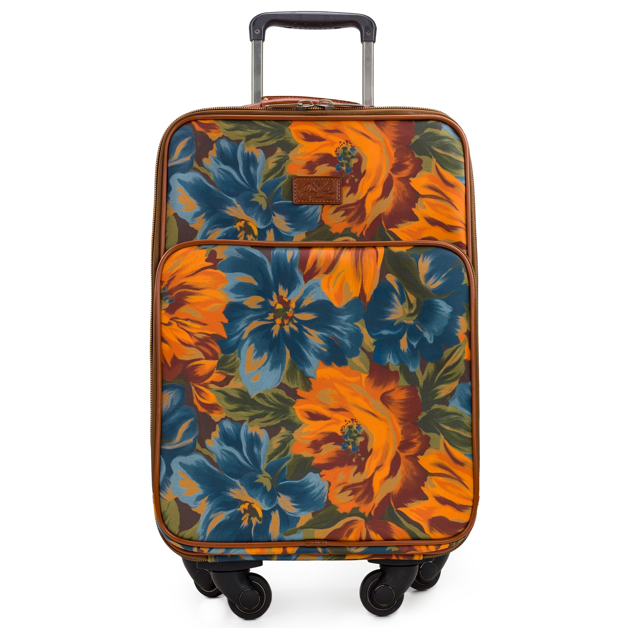 Patricia Nash Marigold Harvest Vettore Rolling Suitcase Carry On