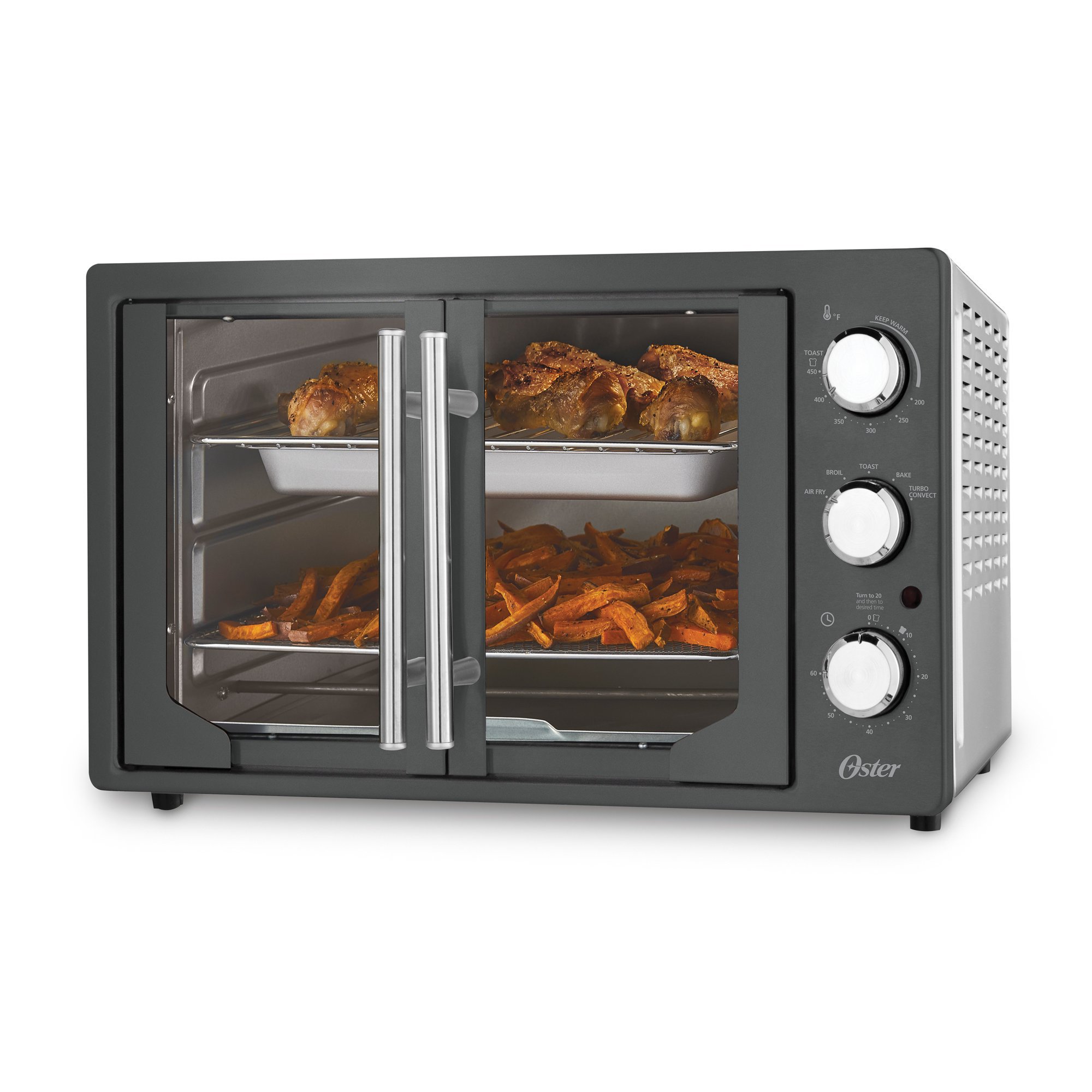 Oster Digital French Door Oven With Air Fry Toasters & Toaster Ovens