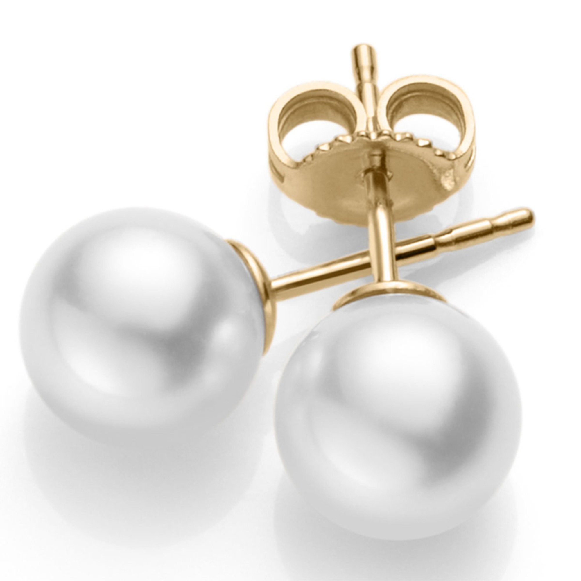 Blue Lagoon By Mikimoto 14k 88.5mm Akoya Pearl Stud Earring Pearl