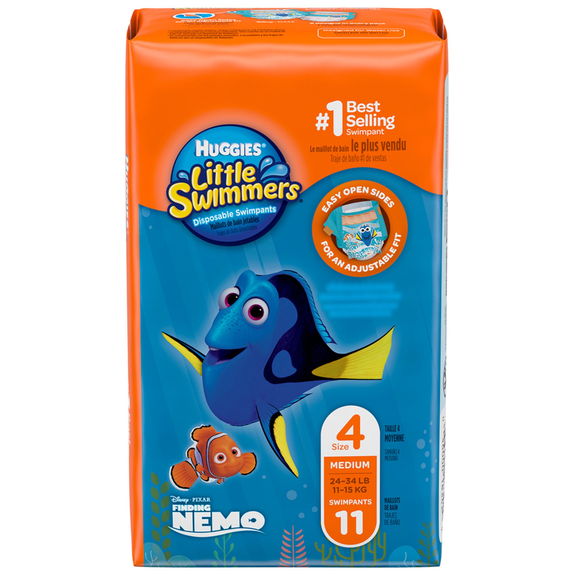 huggies little swimmers size large